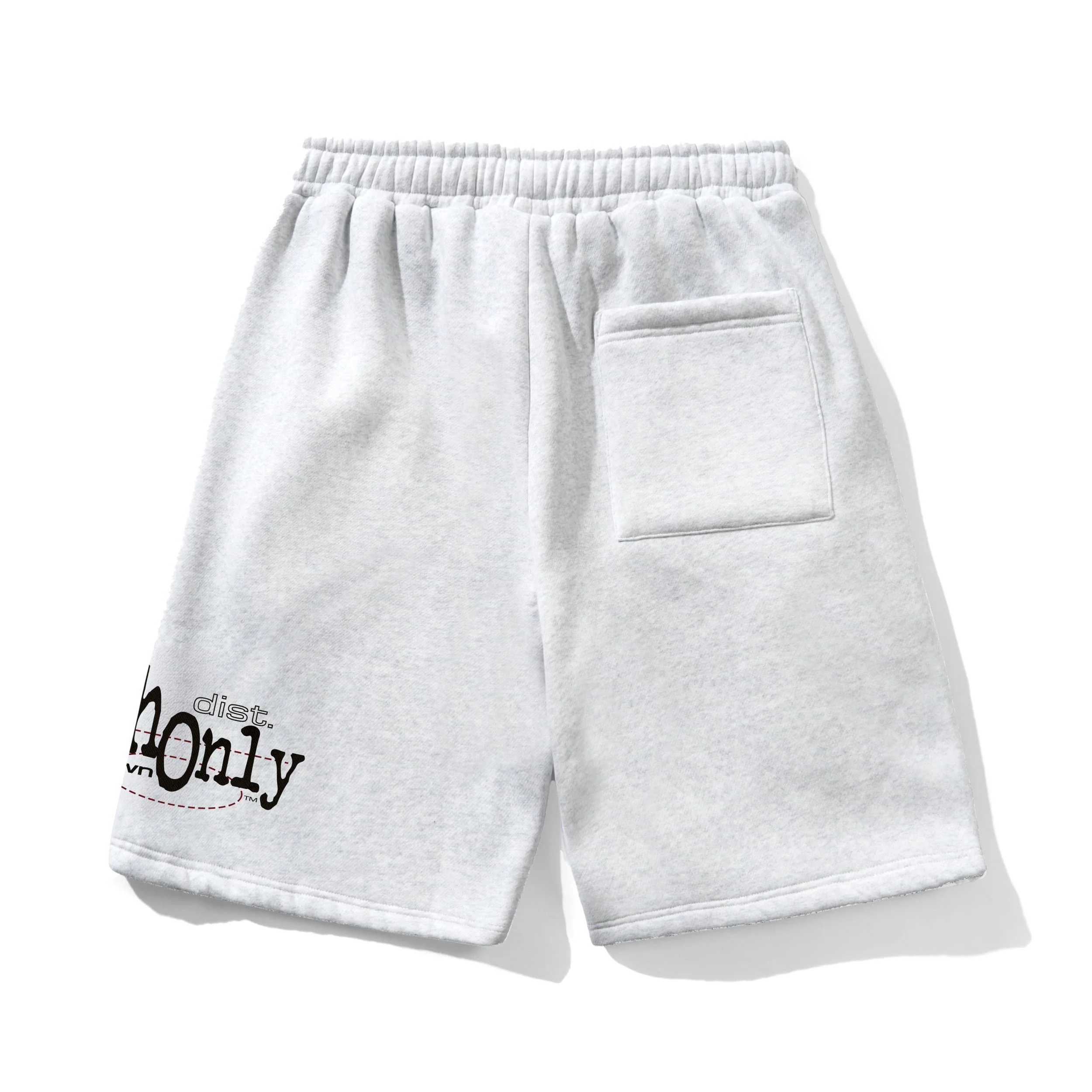 Downtown Fleece Shorts, Ash - Image 2