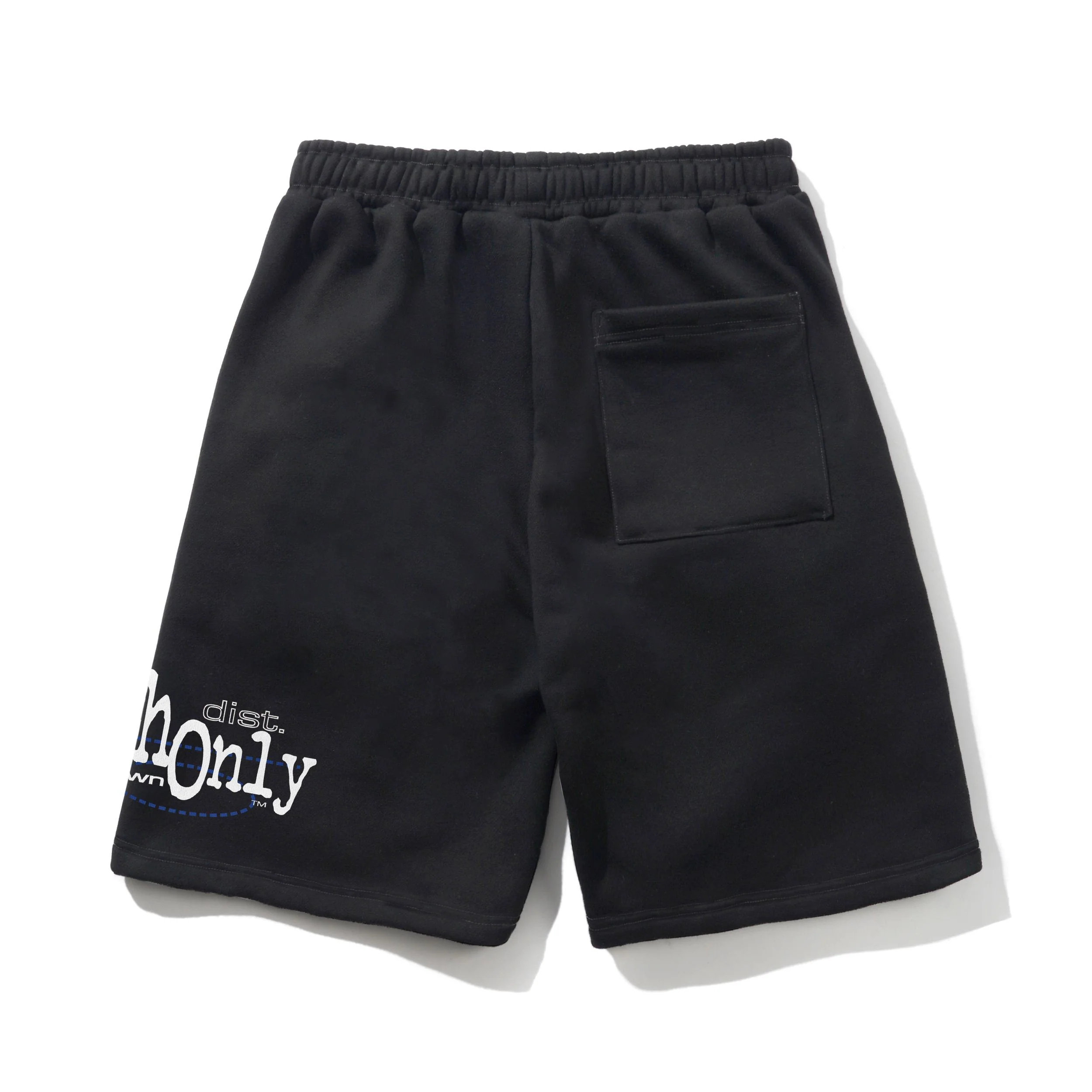 Downtown Fleece Shorts, Black - Image 2