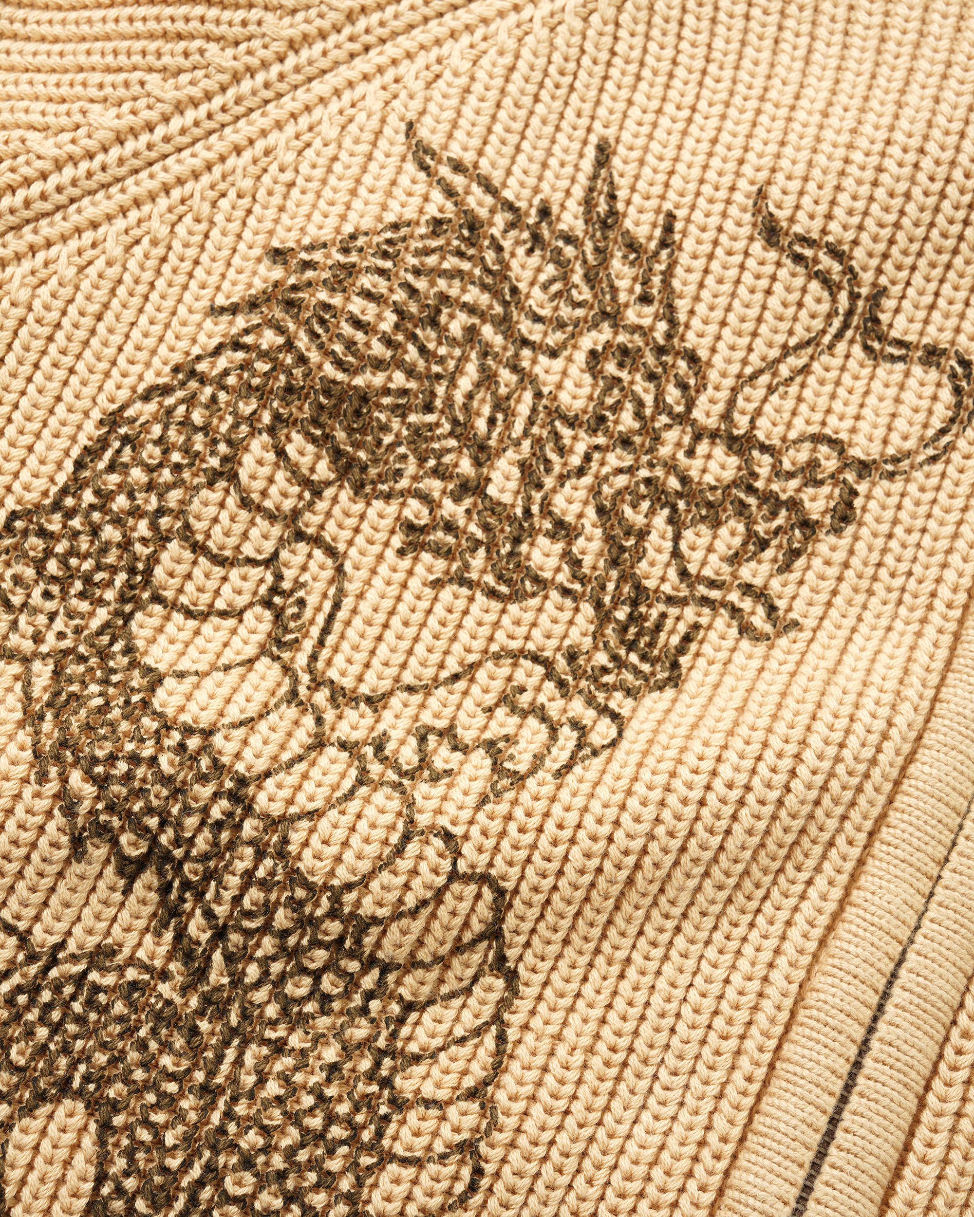 Dragon Zip-Thru Knit Sweater, Sand - Image 2