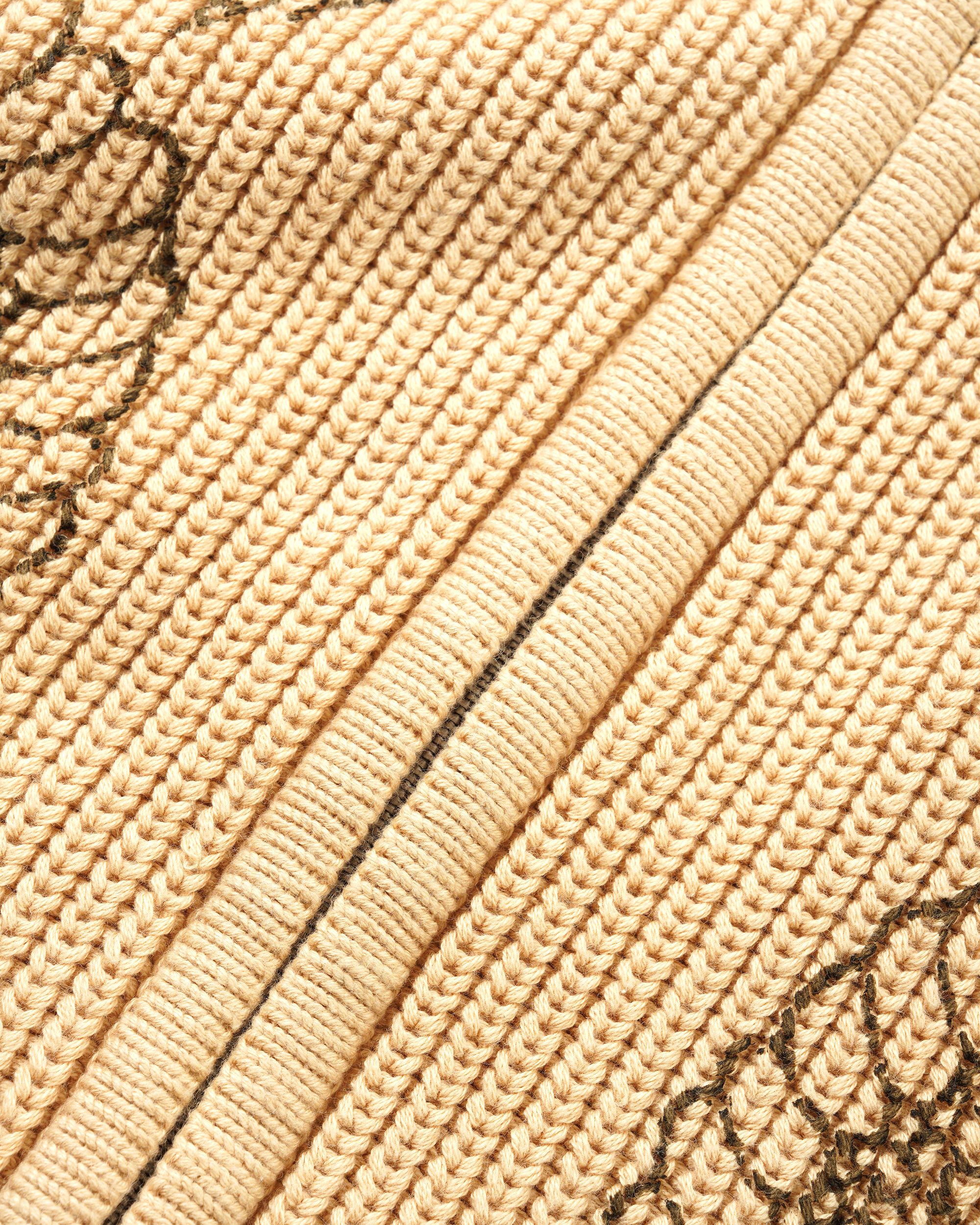 Dragon Zip-Thru Knit Sweater, Sand - Image 3