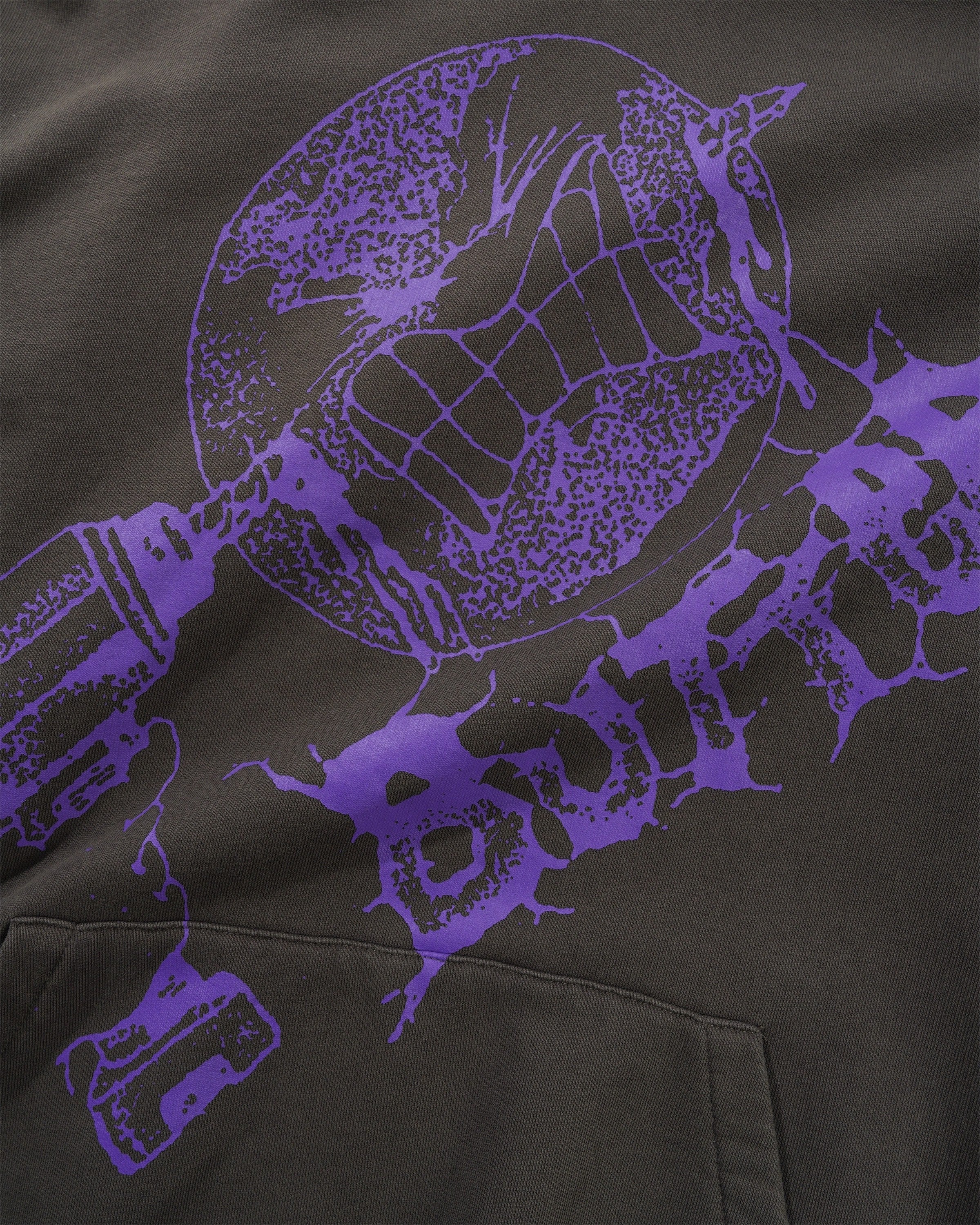 Drill Pullover Hood, Washed Dark Grey - Image 2