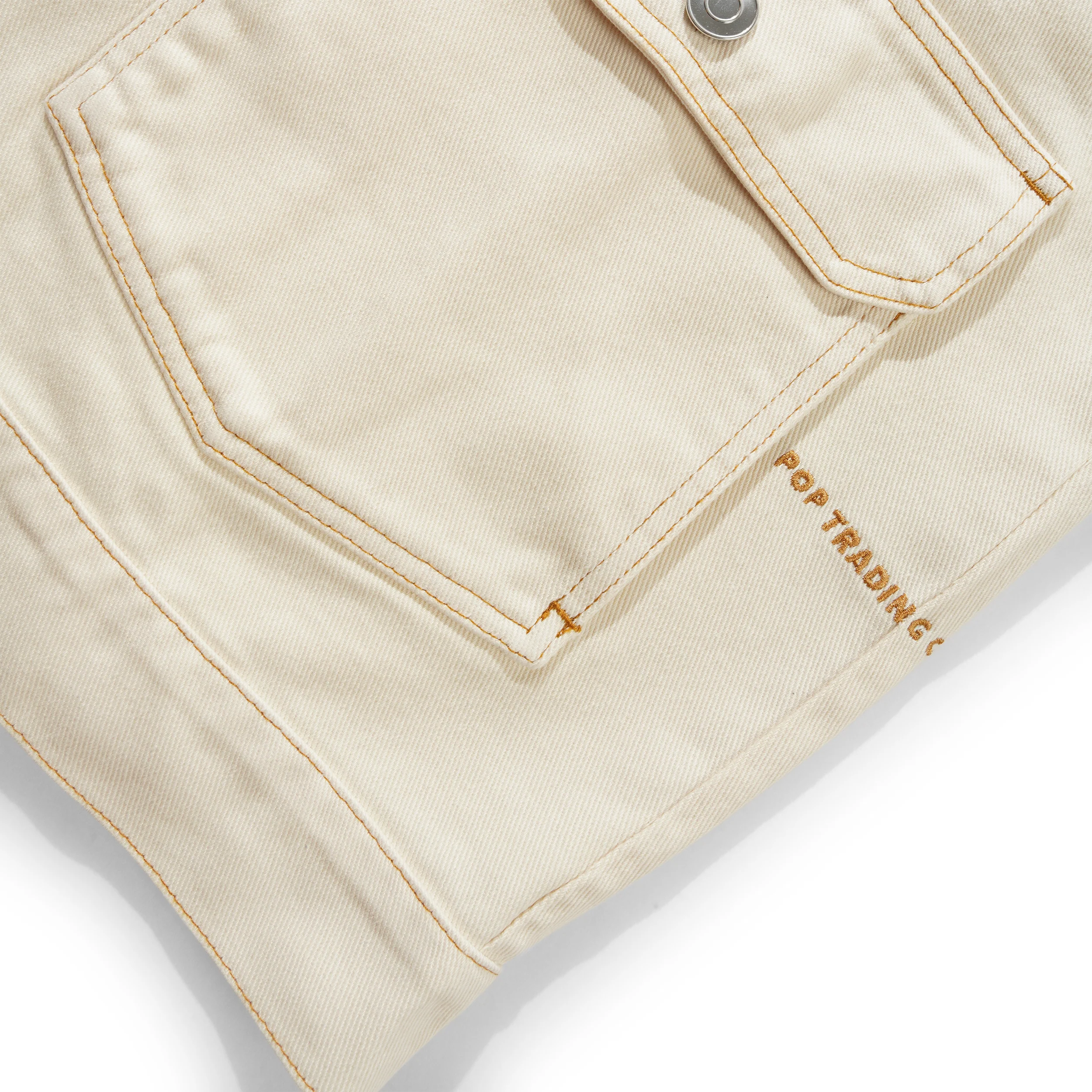 DRS Denim Jacket, Off White - Image 2