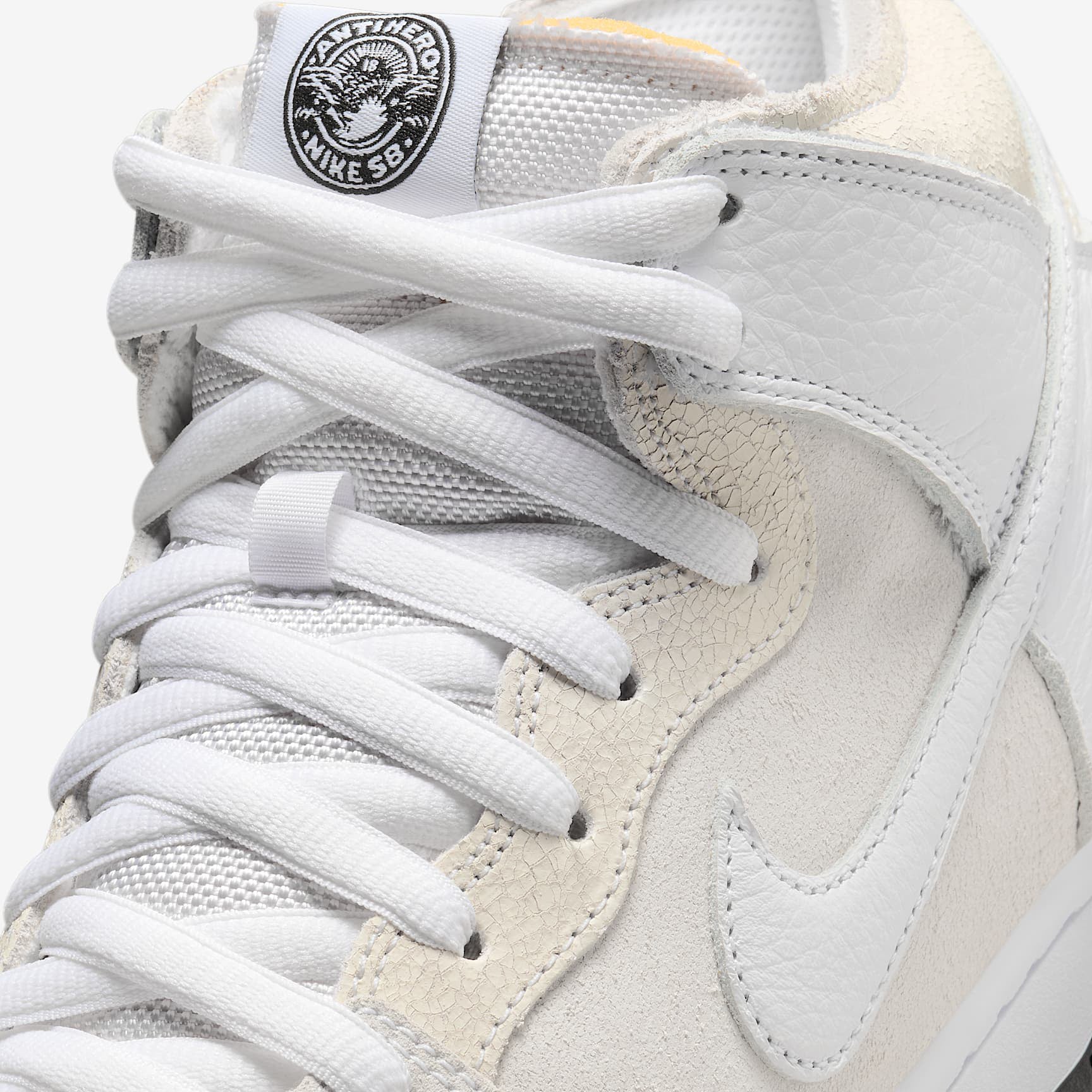 Dunk High QS 'Antihero', High White / White - Image 6
