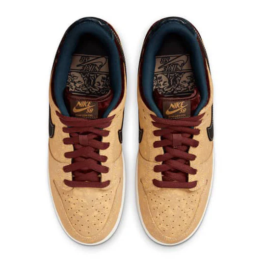 Dunk Low Pro 'City of Cinema', Gold / Black / Dark Team - Image 3