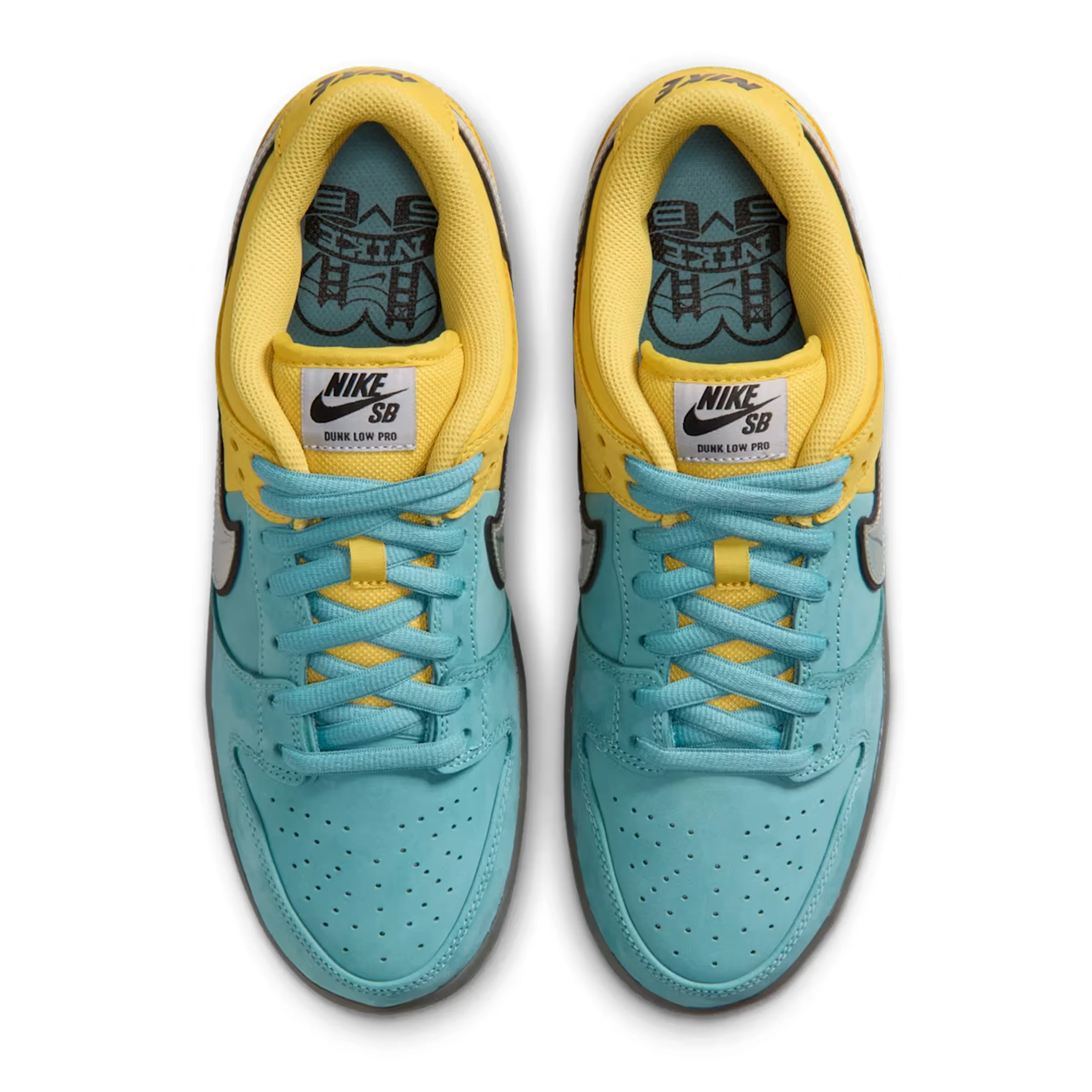 Dunk Low Pro, Muni Lightning / Denim Turquoise - Image 3