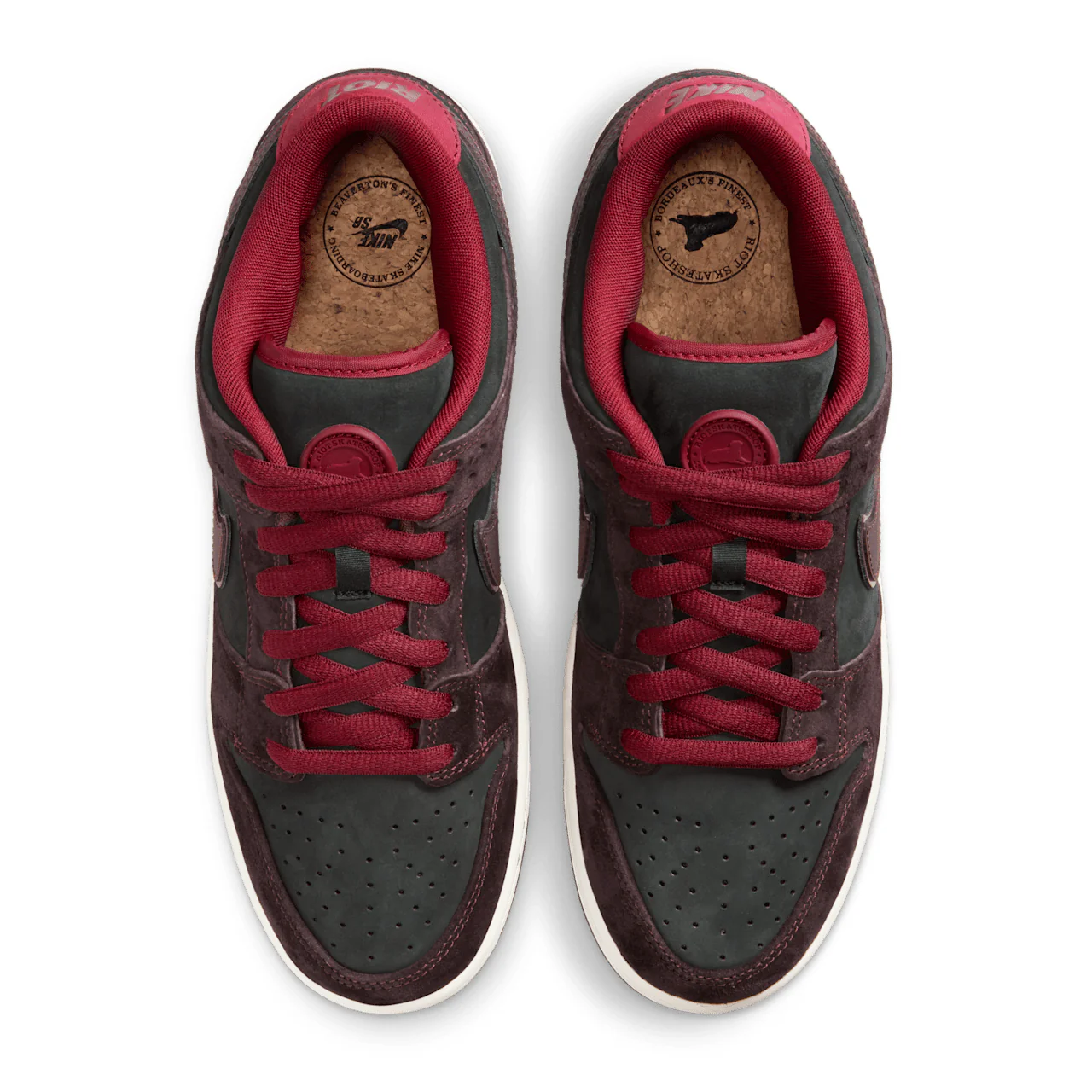 Dunk Low Pro 'Riot Skateshop', Mahogany / Dark Beetroot - Image 4
