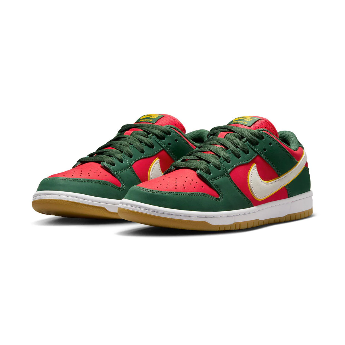 Dunk Low Pro 'Seattle Supersonics', Fir / Fire Red - Image 2