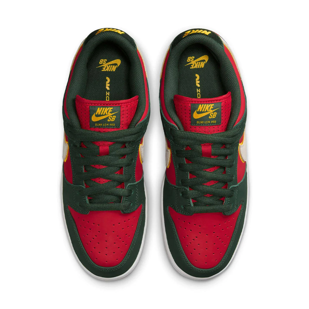 Dunk Low Pro 'Seattle Supersonics', Fir / Fire Red - Image 3