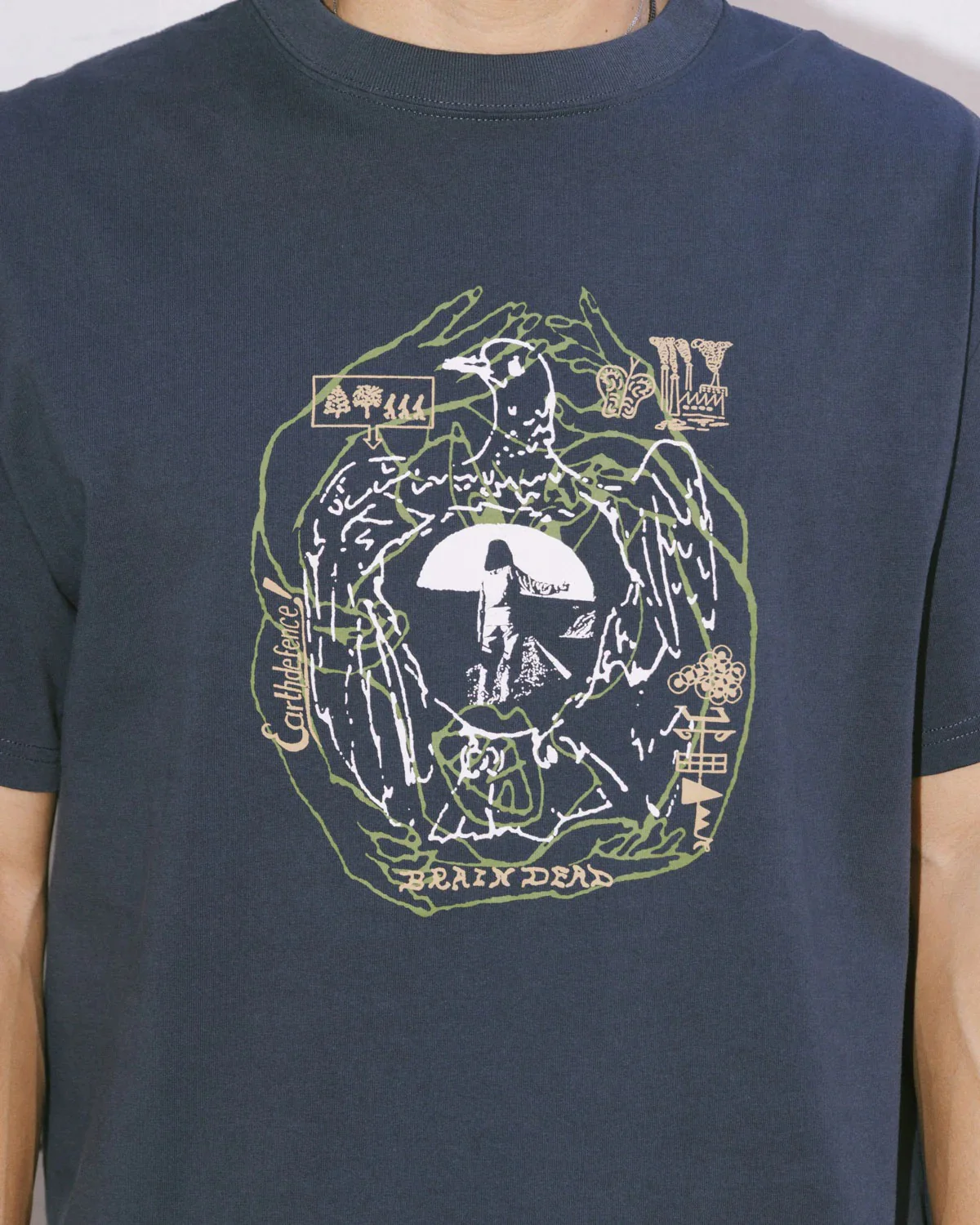 Earth Defense Tee, Slate - Image 4