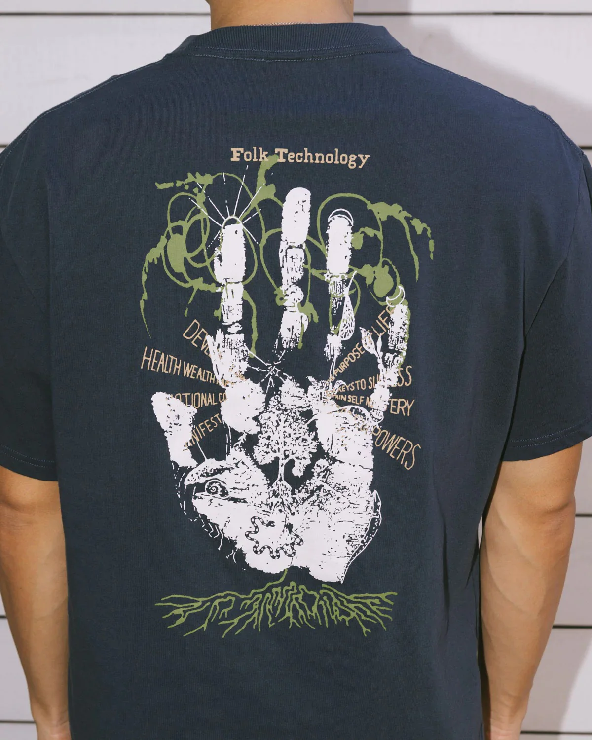 Earth Defense Tee, Slate - Image 6