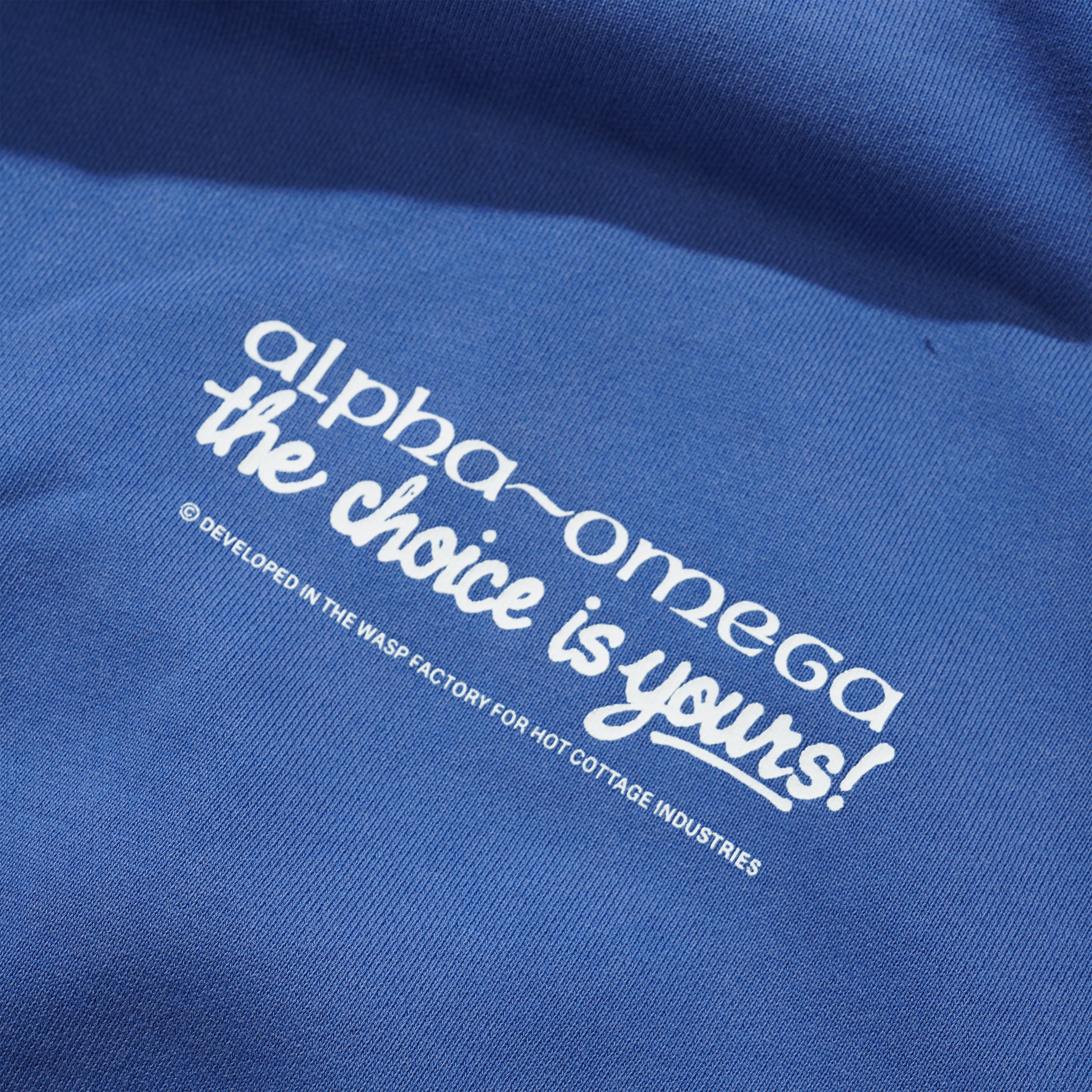 Ed Davis Zip-Thru Pullover Hood, True Blue - Image 3