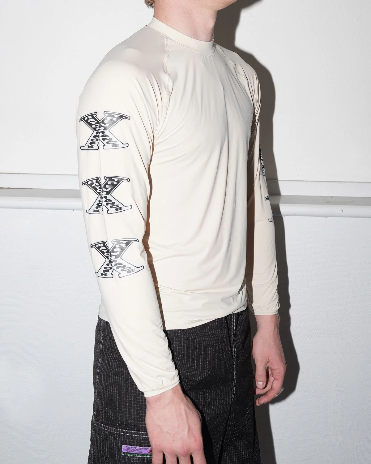 Edge Xformance Long sleeve Tee, Almond Tan - Image 6