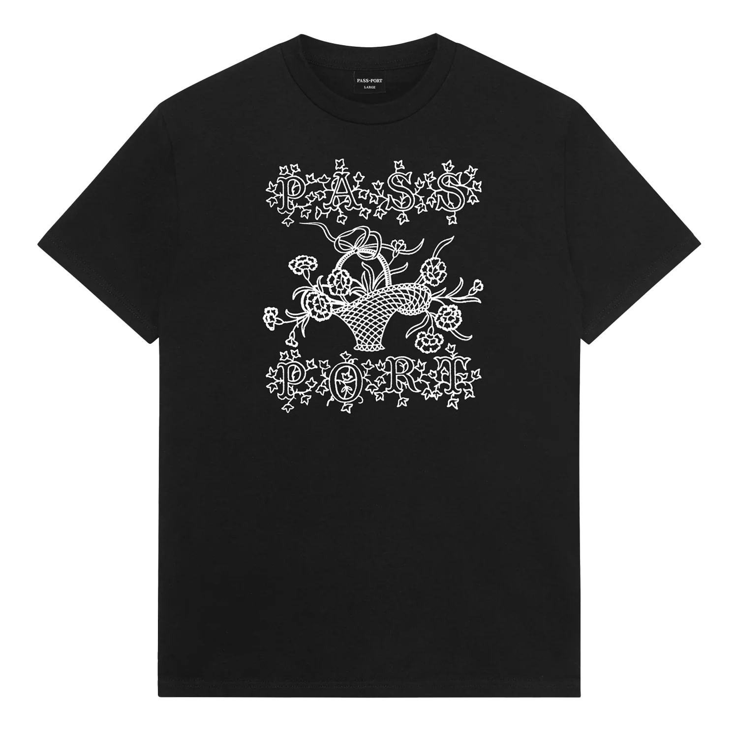 Edible Flowers Tee, Black
