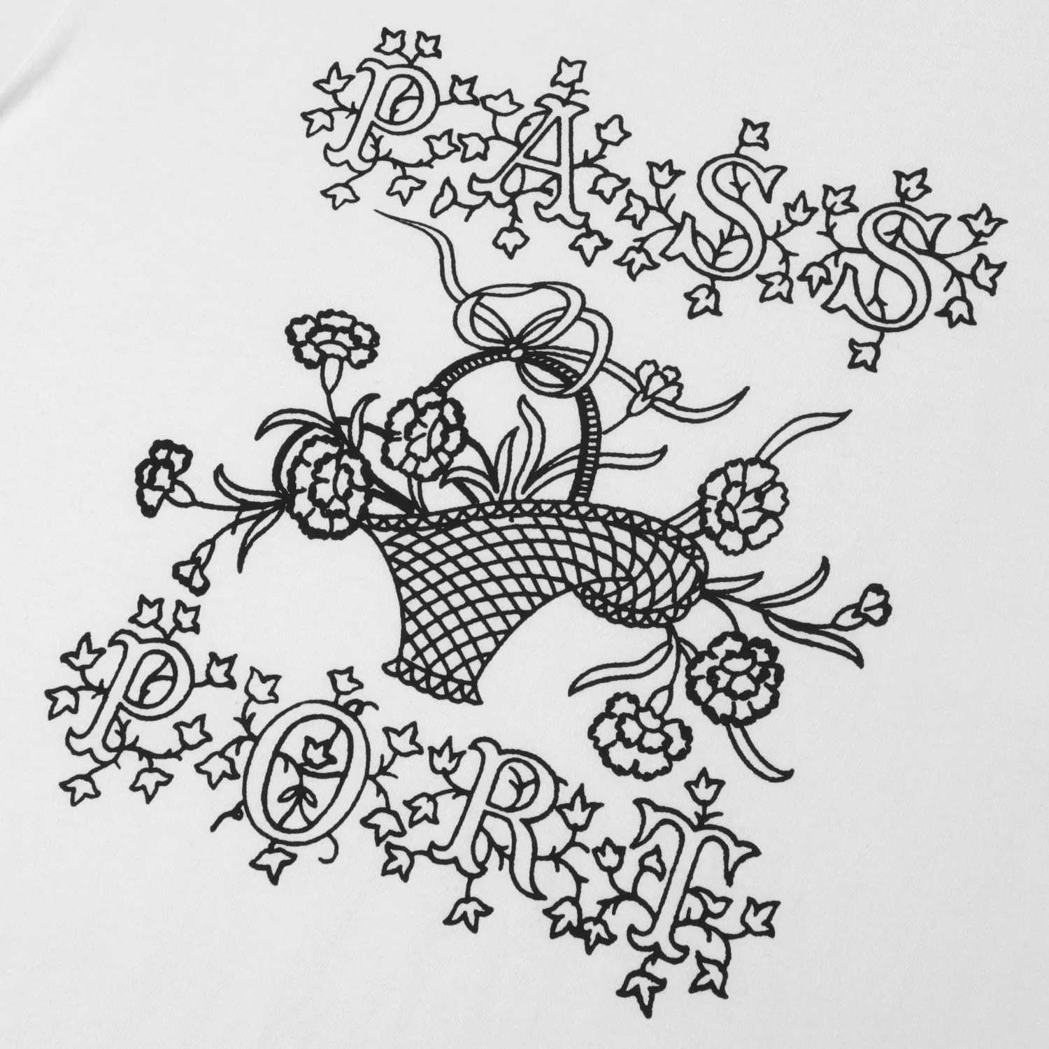 Edible Flowers Tee, White - Image 2