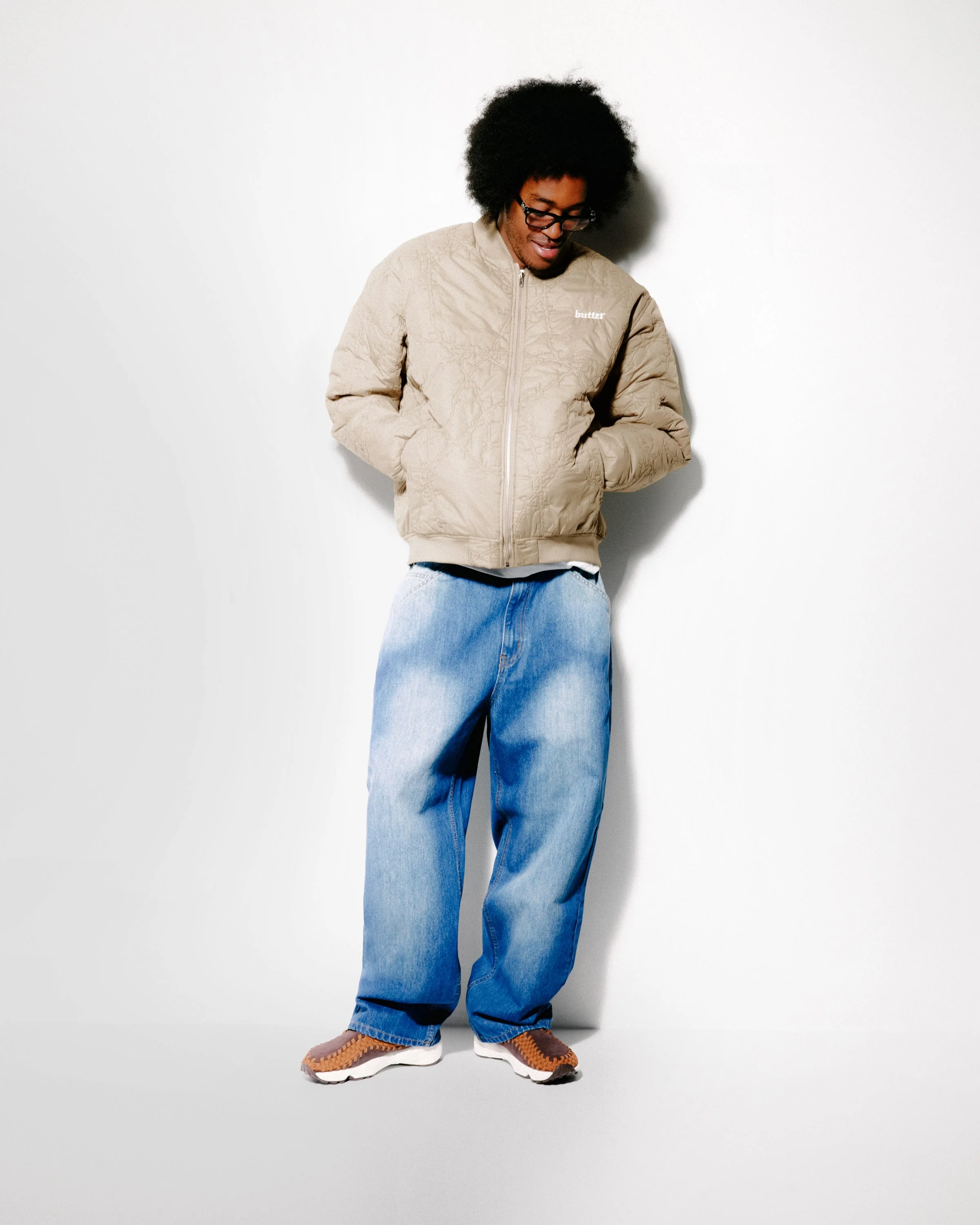 Encounter Denim Jeans, Washed Slub Blue - Image 5