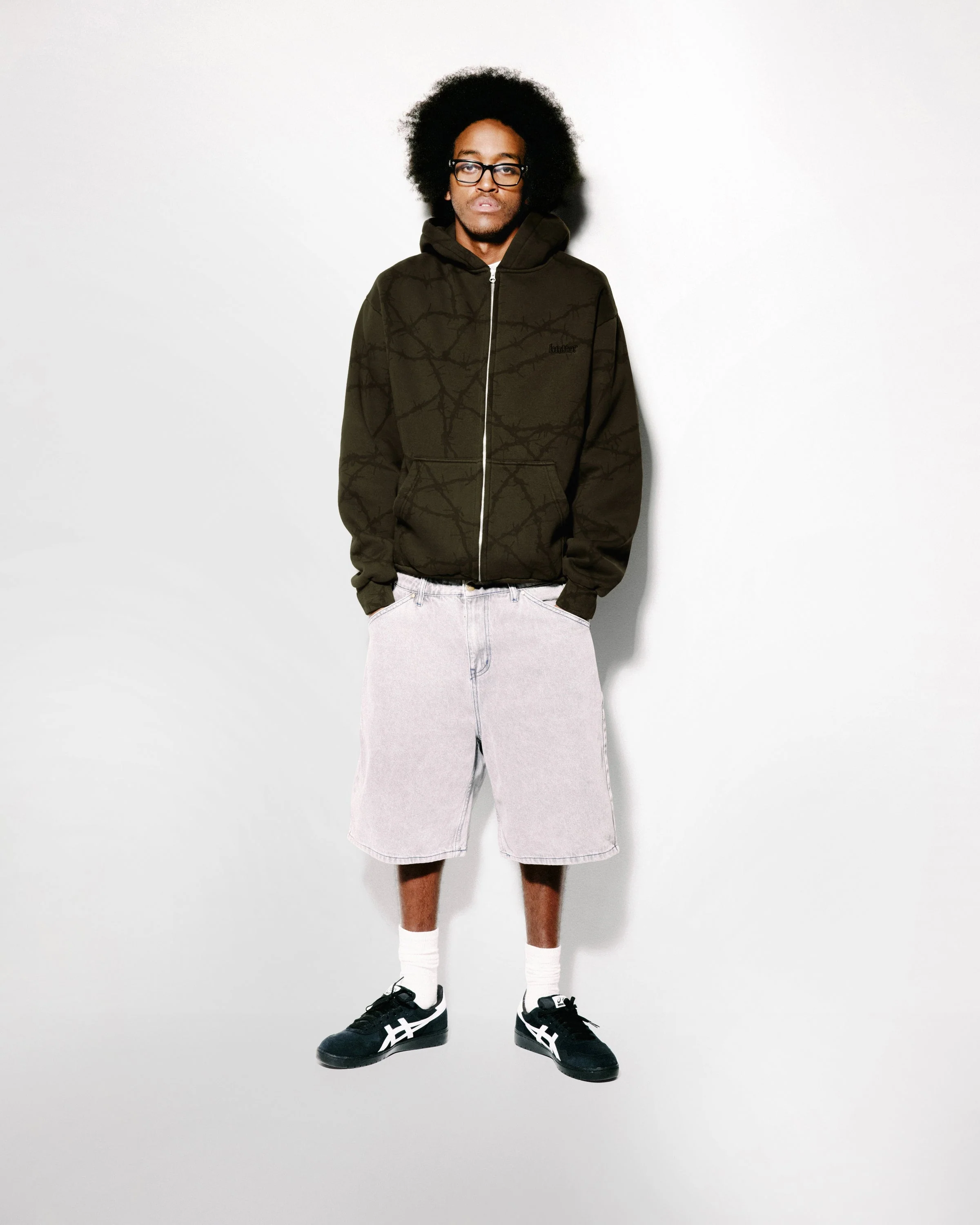Encounter Denim Shorts, Washed Soft Grey - Image 6