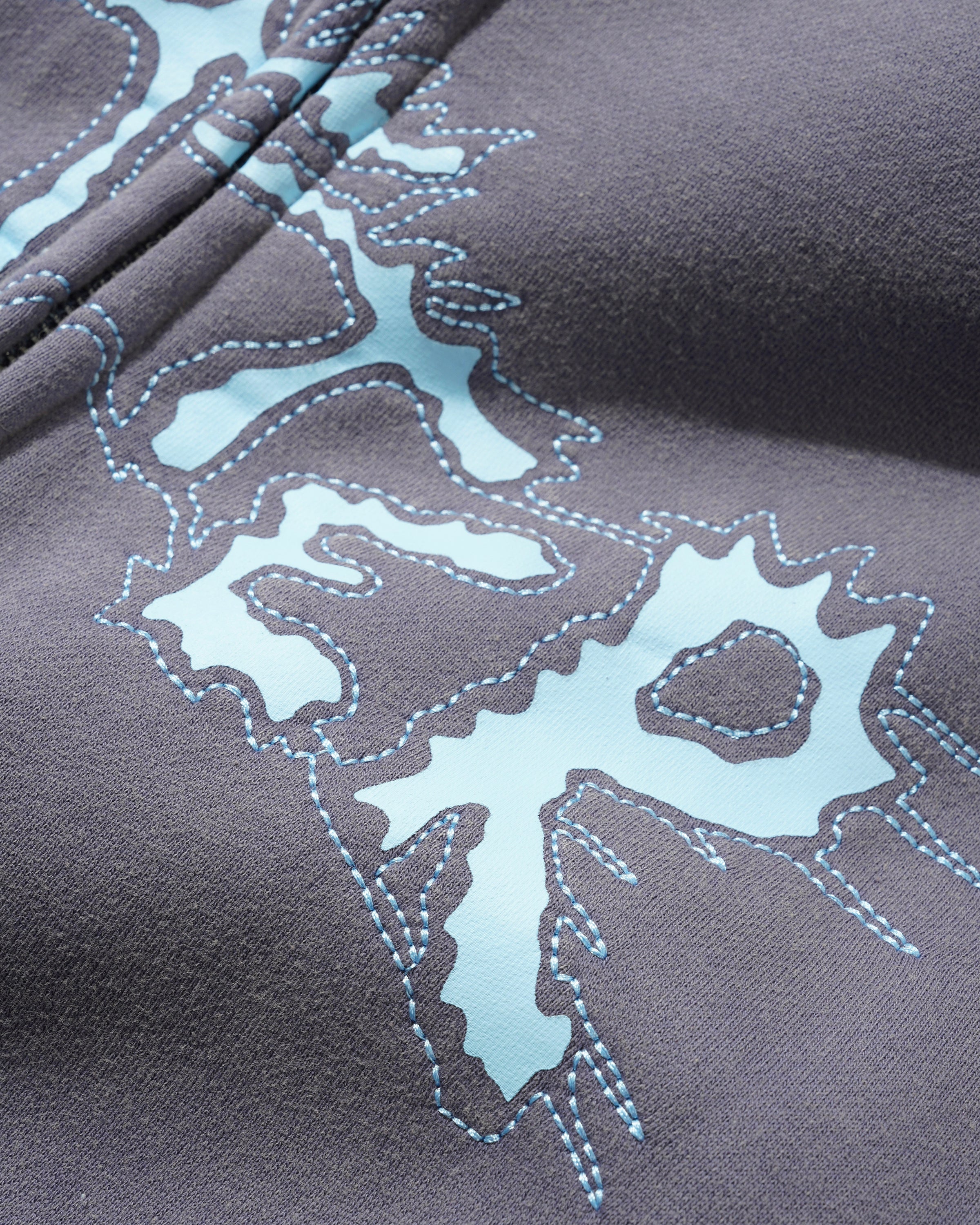 Eruption Zip-Thru Hood, Denim - Image 2