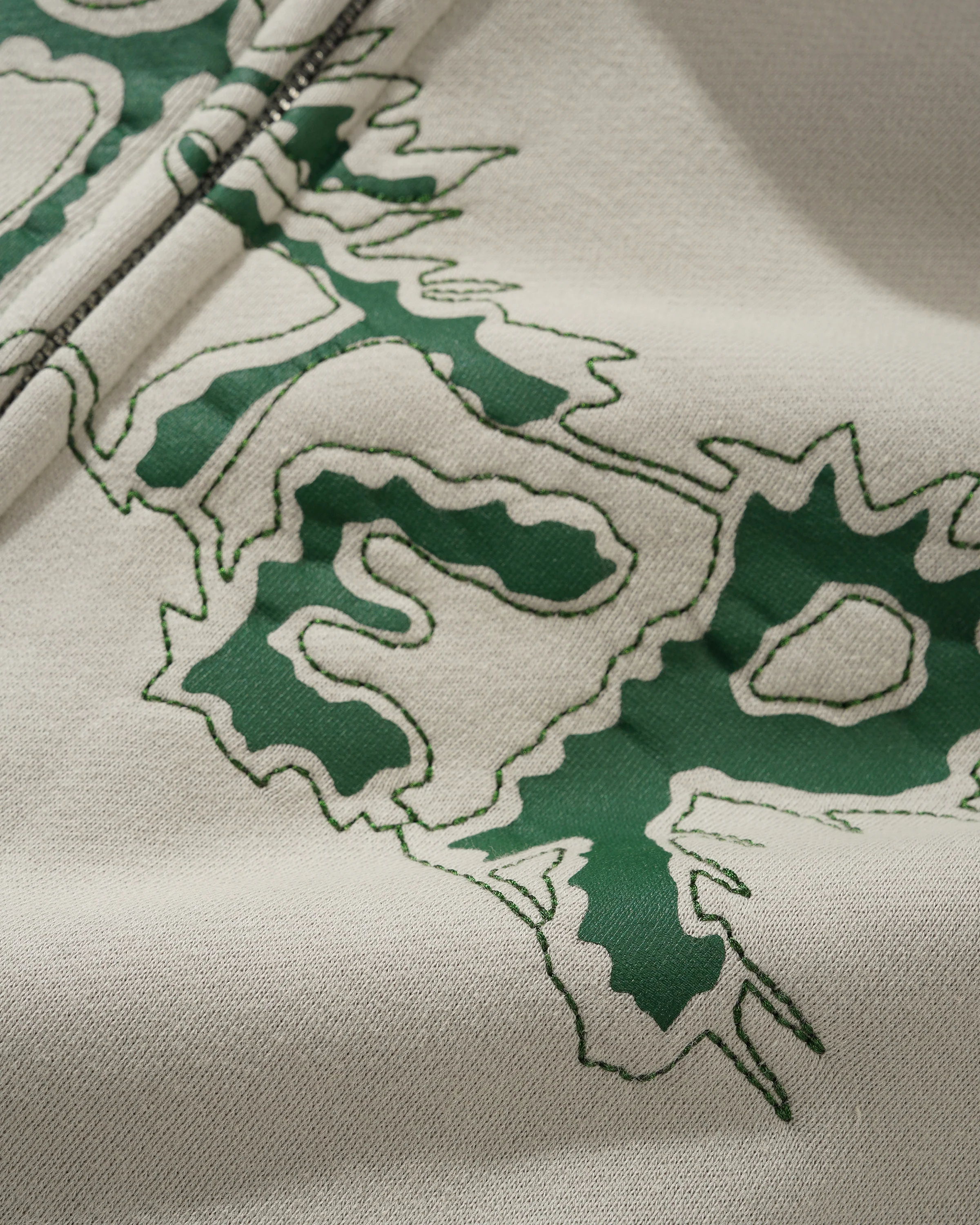 Eruption Zip-Thru Hood, Grey - Image 2