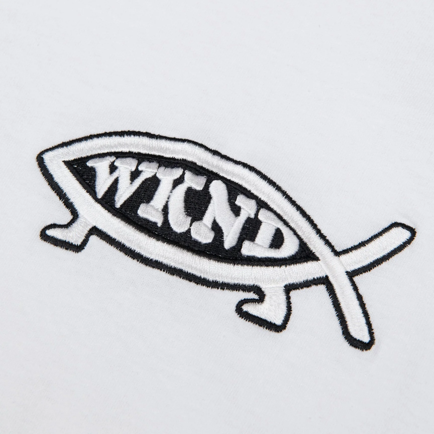Evo Fish Tee, White - Image 2