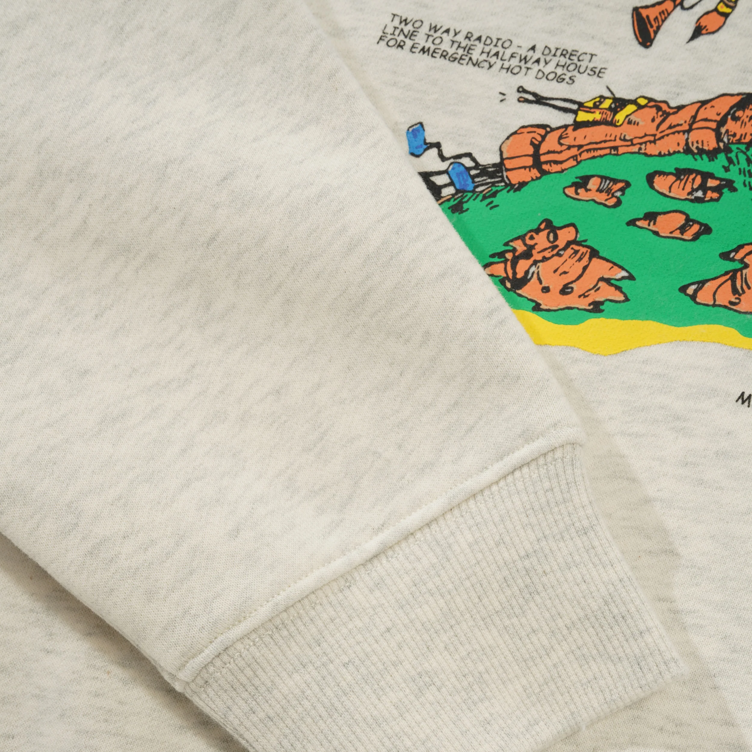 Excuses Crewneck Sweatshirt, Heather Grey - Image 3