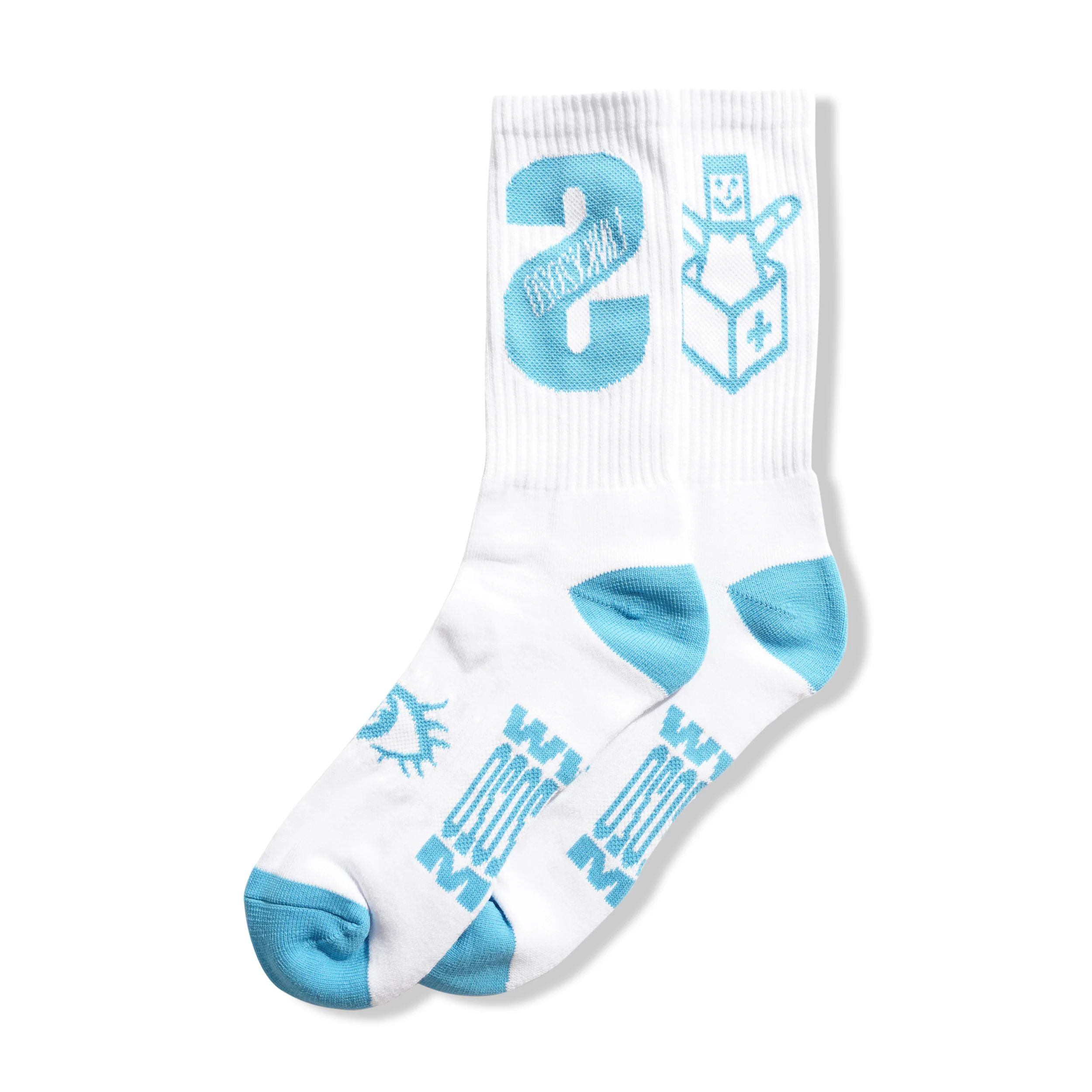 Eyes Socks, White - Image 2