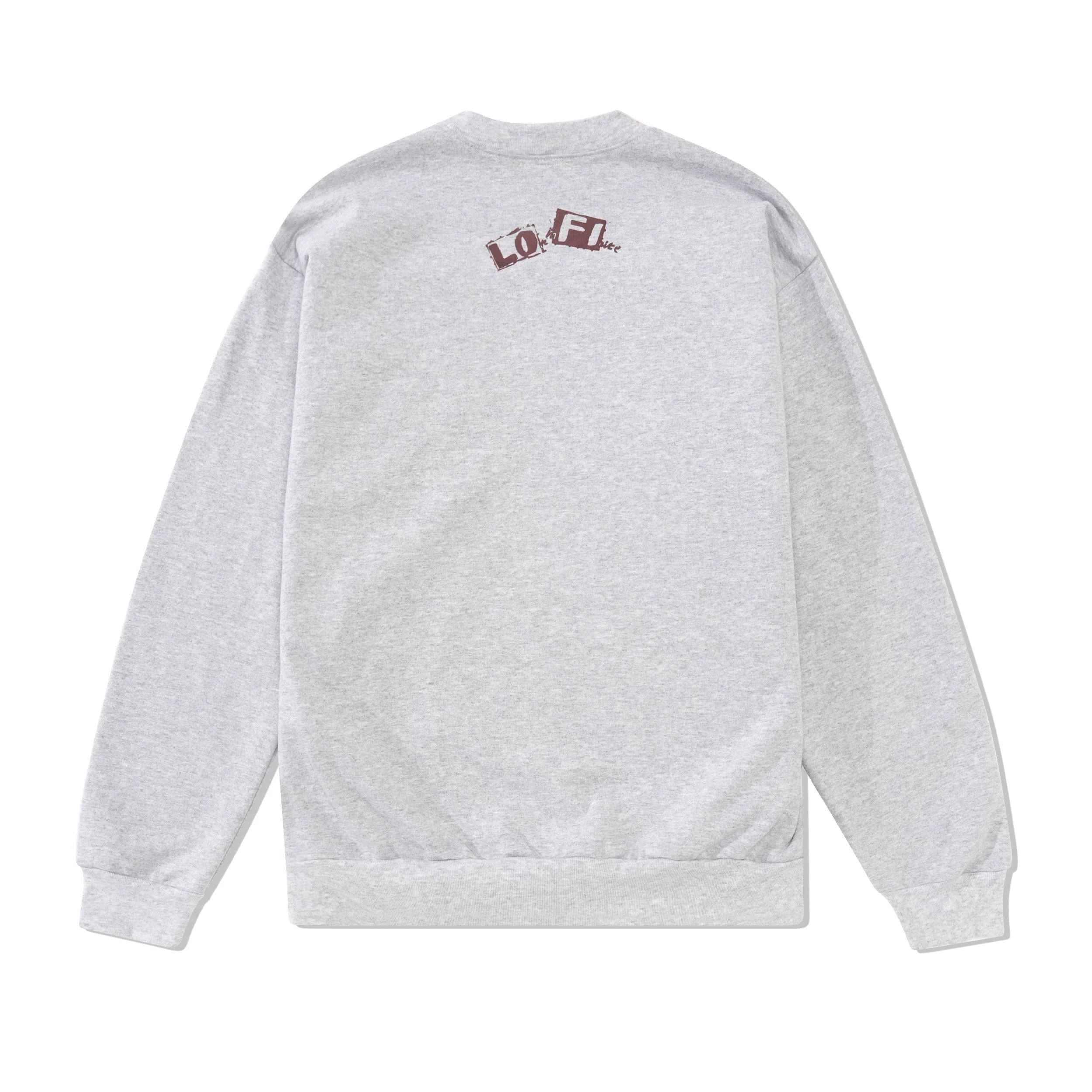 Face Crewneck Sweatshirt No. 1, Ash Grey - Image 2