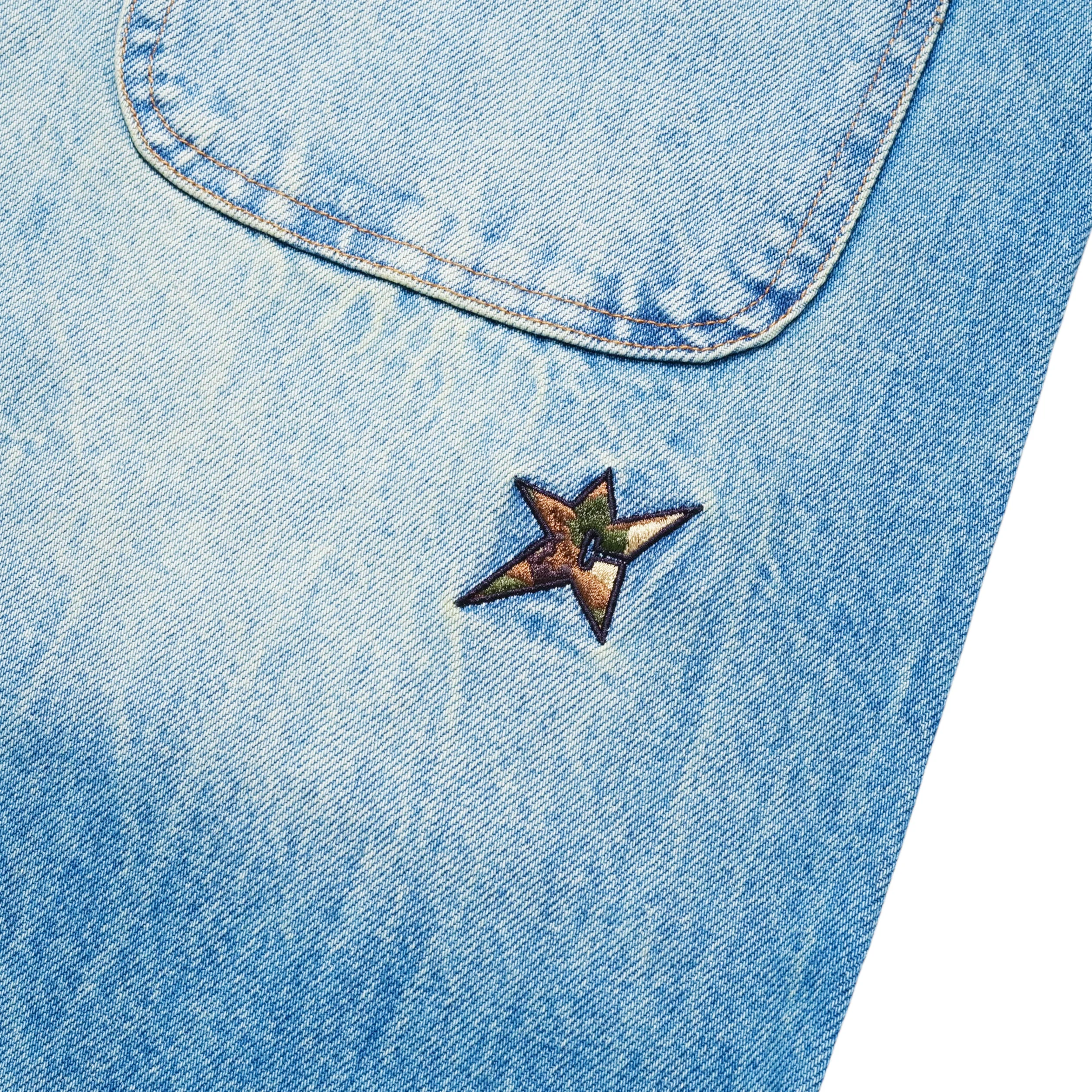 Faded C-Star Denim Shorts, Blue - Image 3