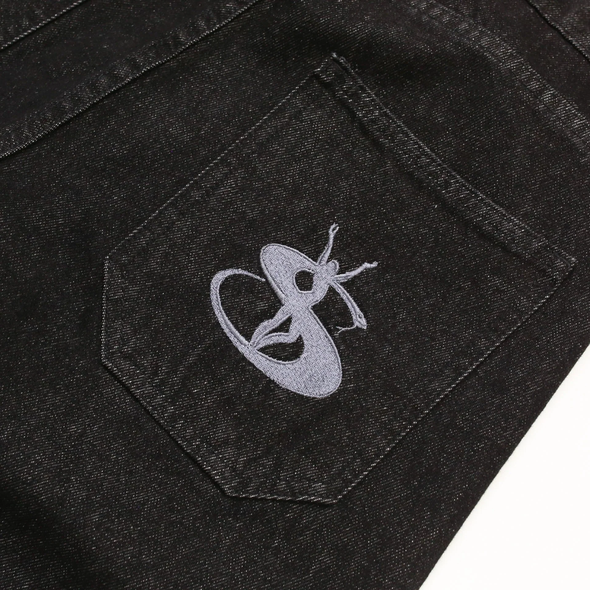 Faded Phantasy Denim Jean, Black - Image 4