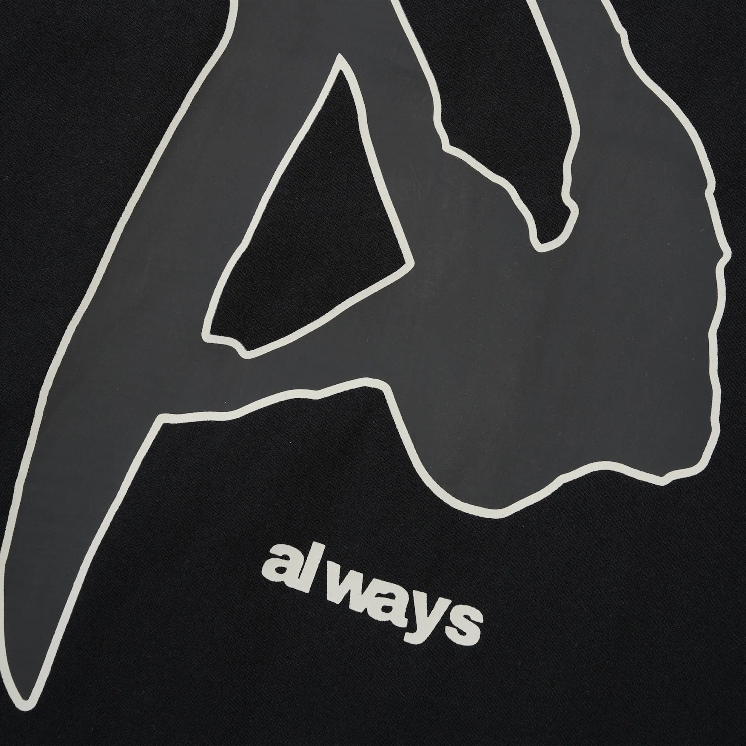 Fanning Tee, Black - Image 2