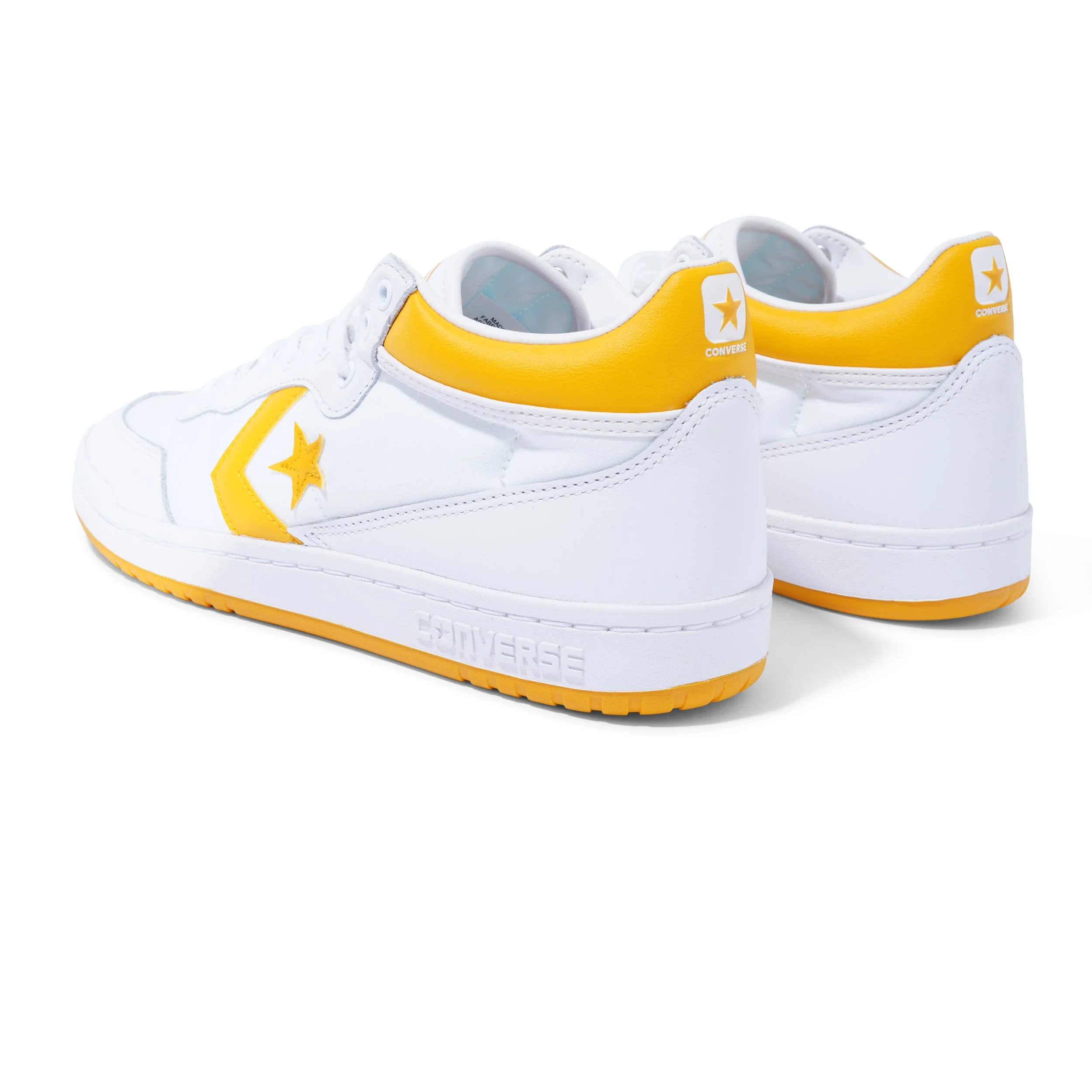 Fastbreak Pro Mid, White / Light Yellow - Image 3