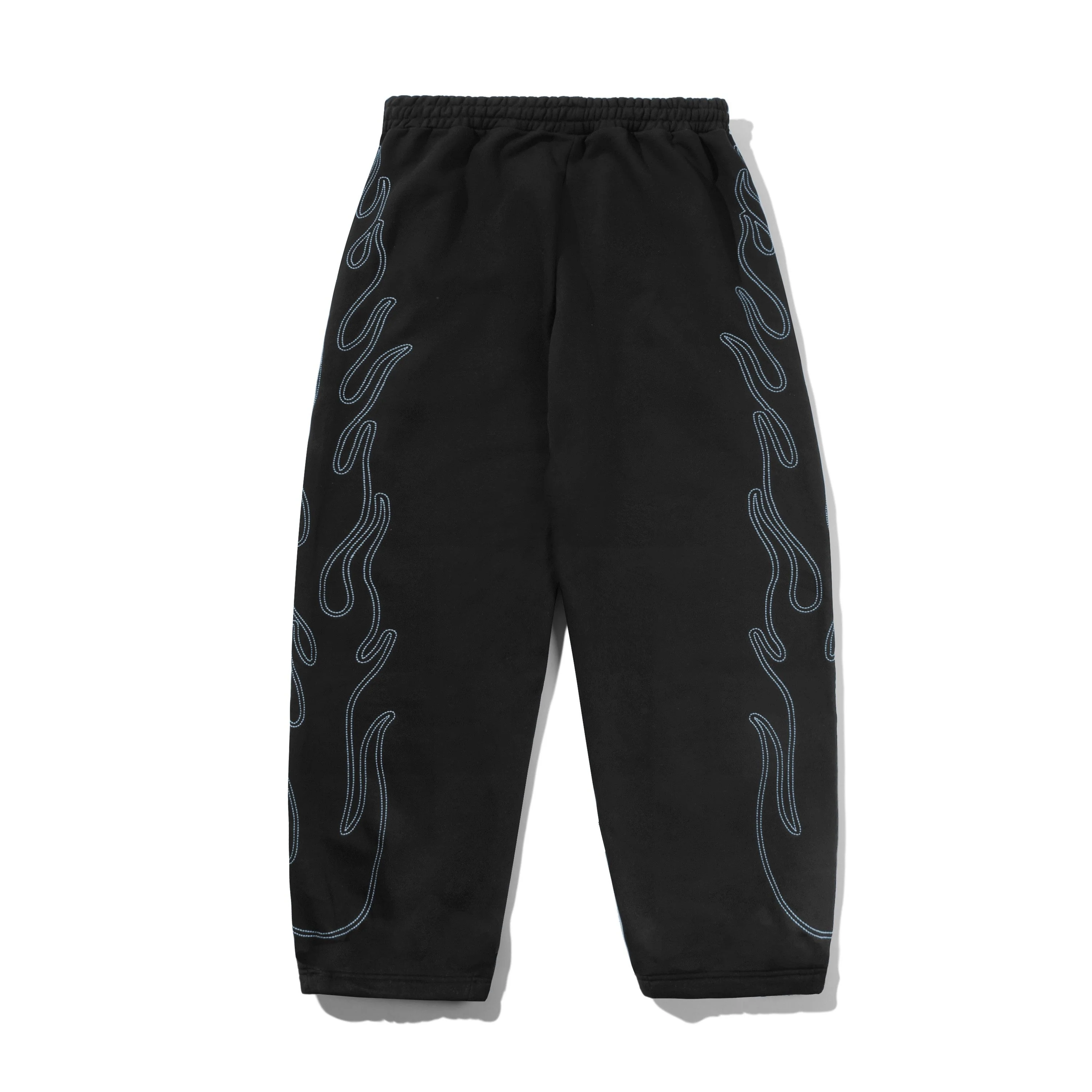 Flame Fleece Pants, Black - Image 3