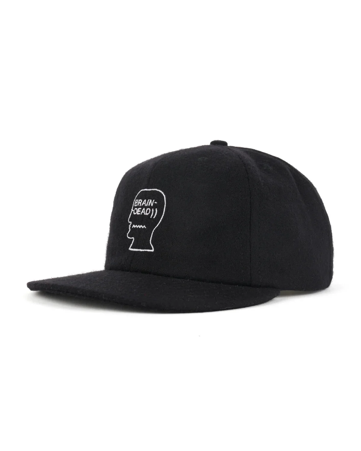 Flannel Logohead Six Panel Hat, Black - Image 3
