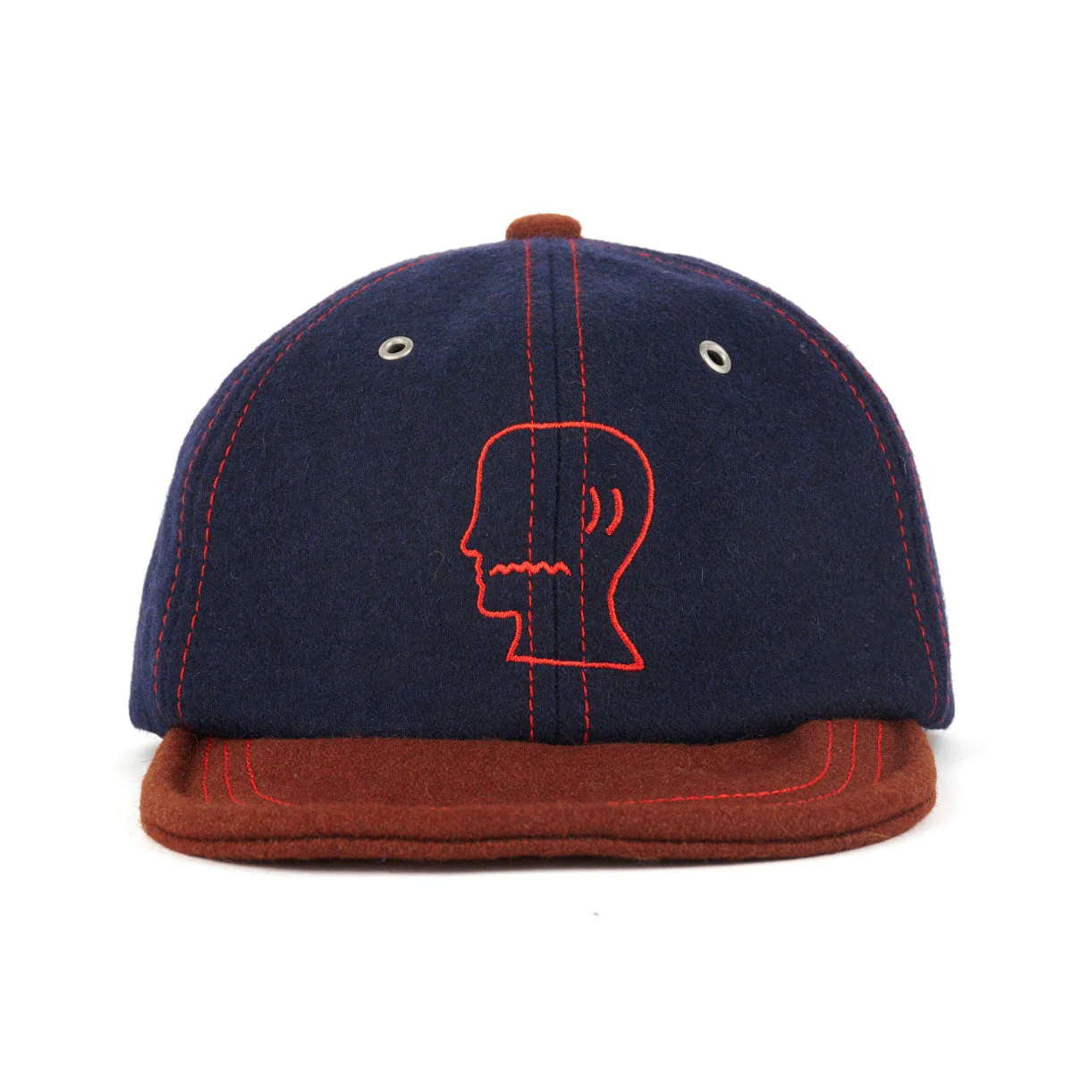Flannel Wire Brim Hat, Navy - Image 3