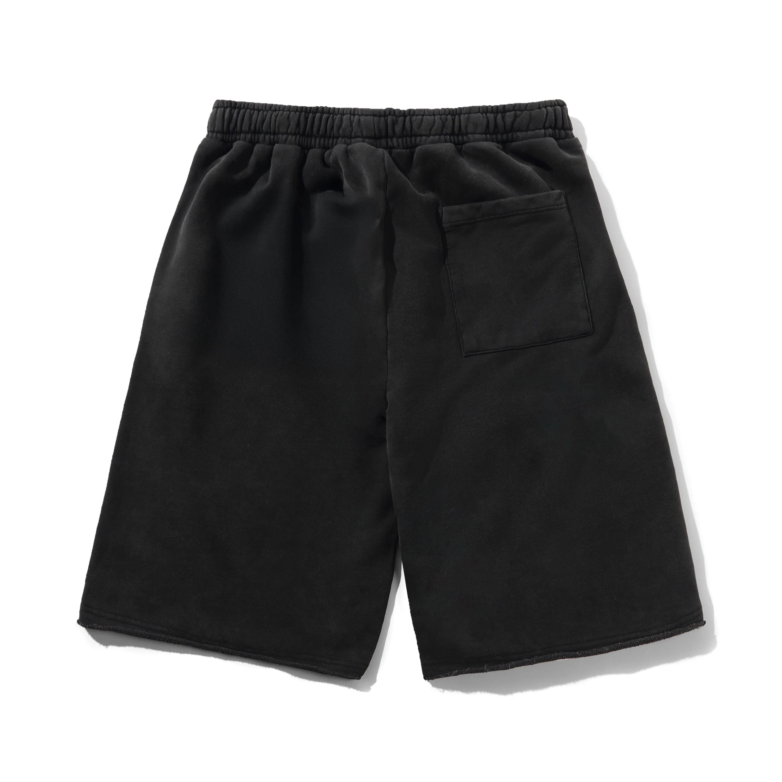 Fleece Shorts, Washed Black - Image 2