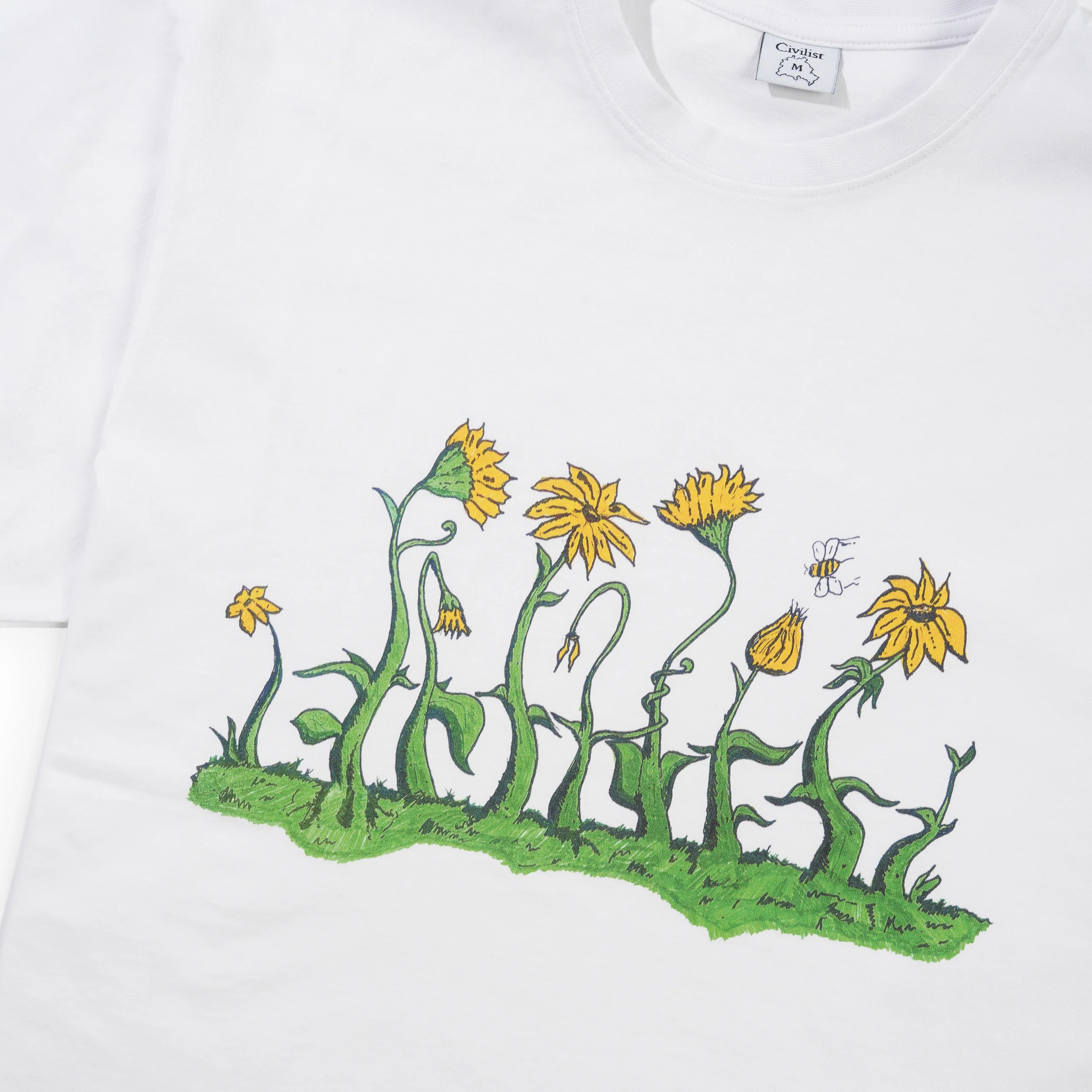 Flower Tee, White - Image 2