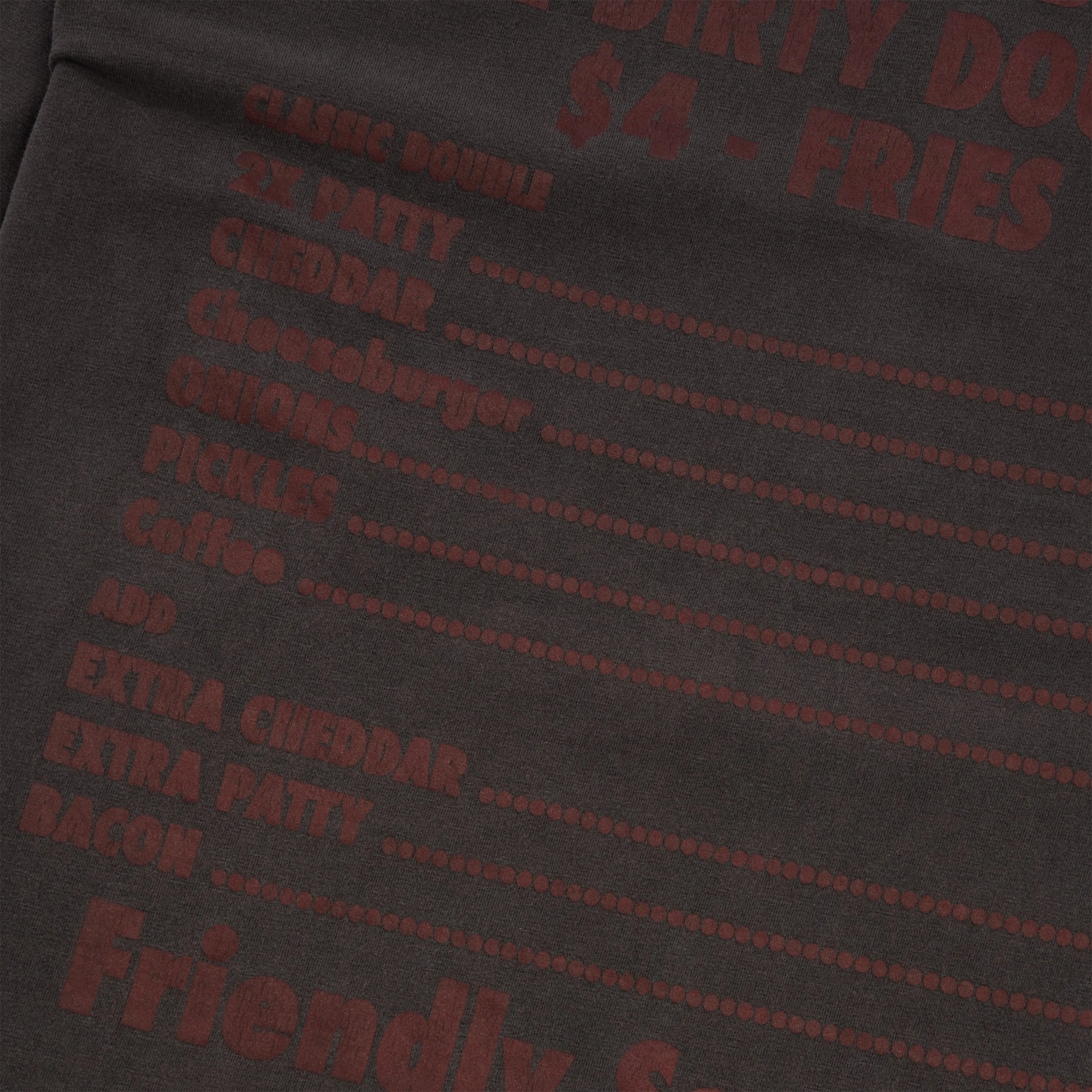 Fonzo's L/S Tee, Charcoal - Image 4