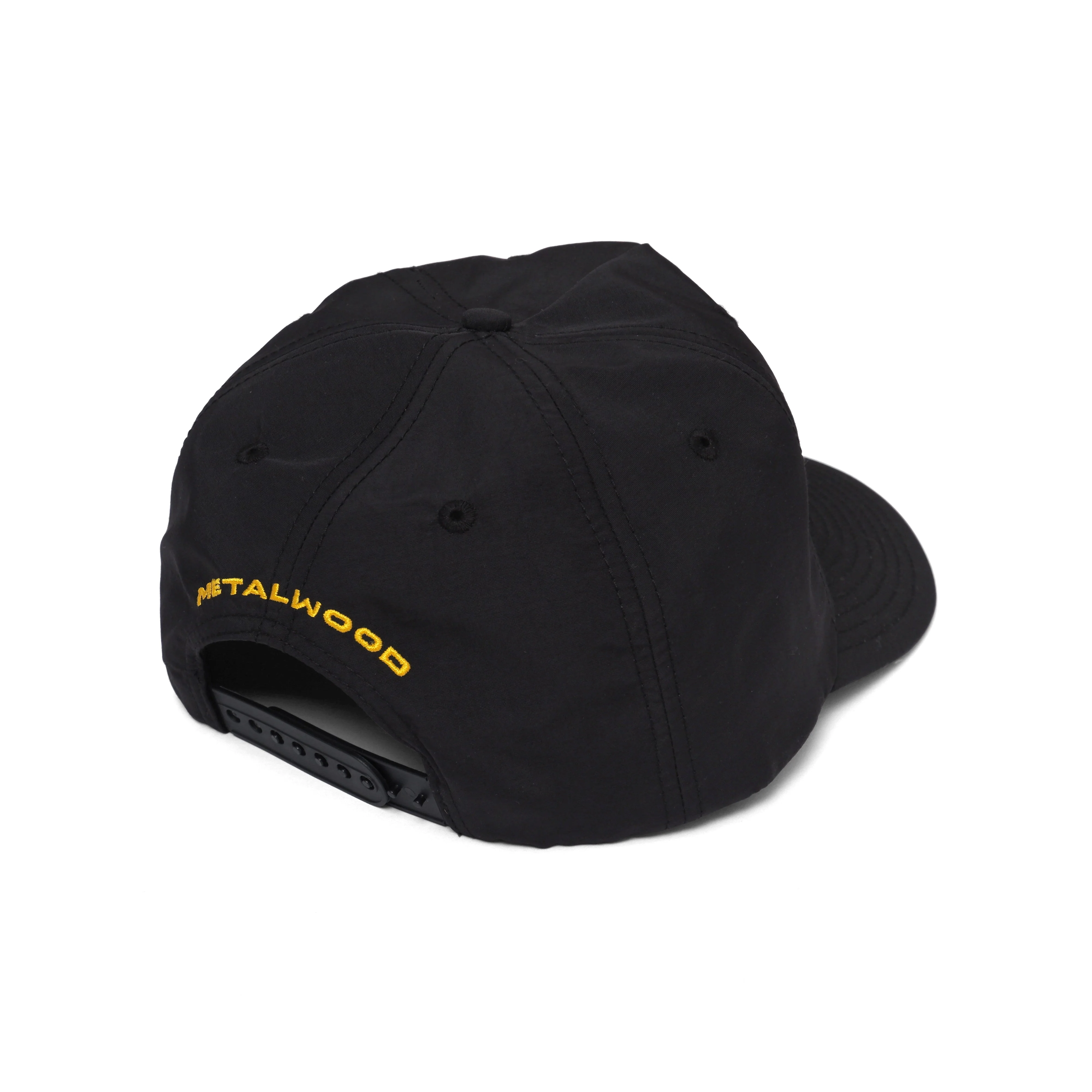 FORE-TEX 5 Panel Snapback Hat, Black - Image 2