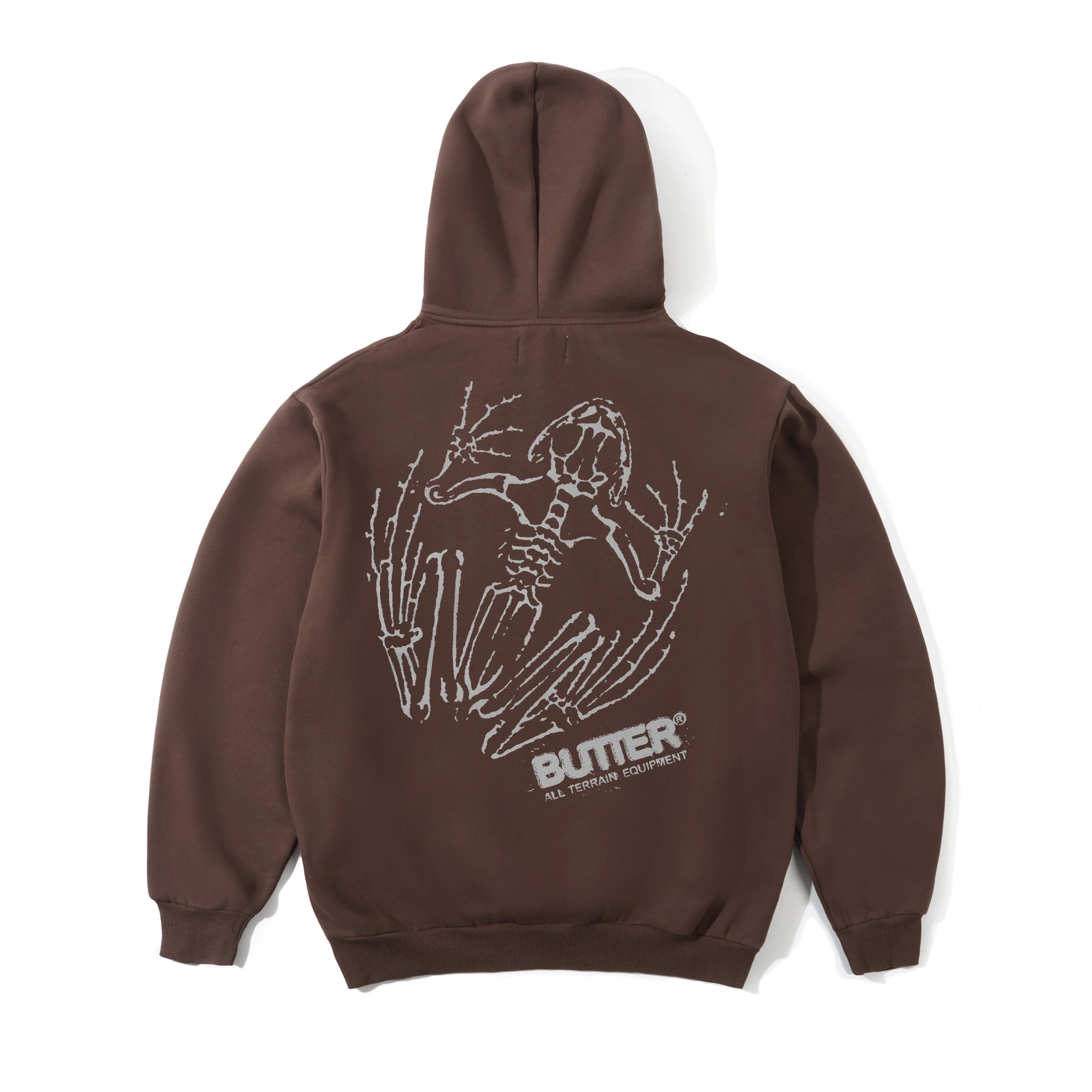 Fossil Pullover Hood, Brown - Image 2