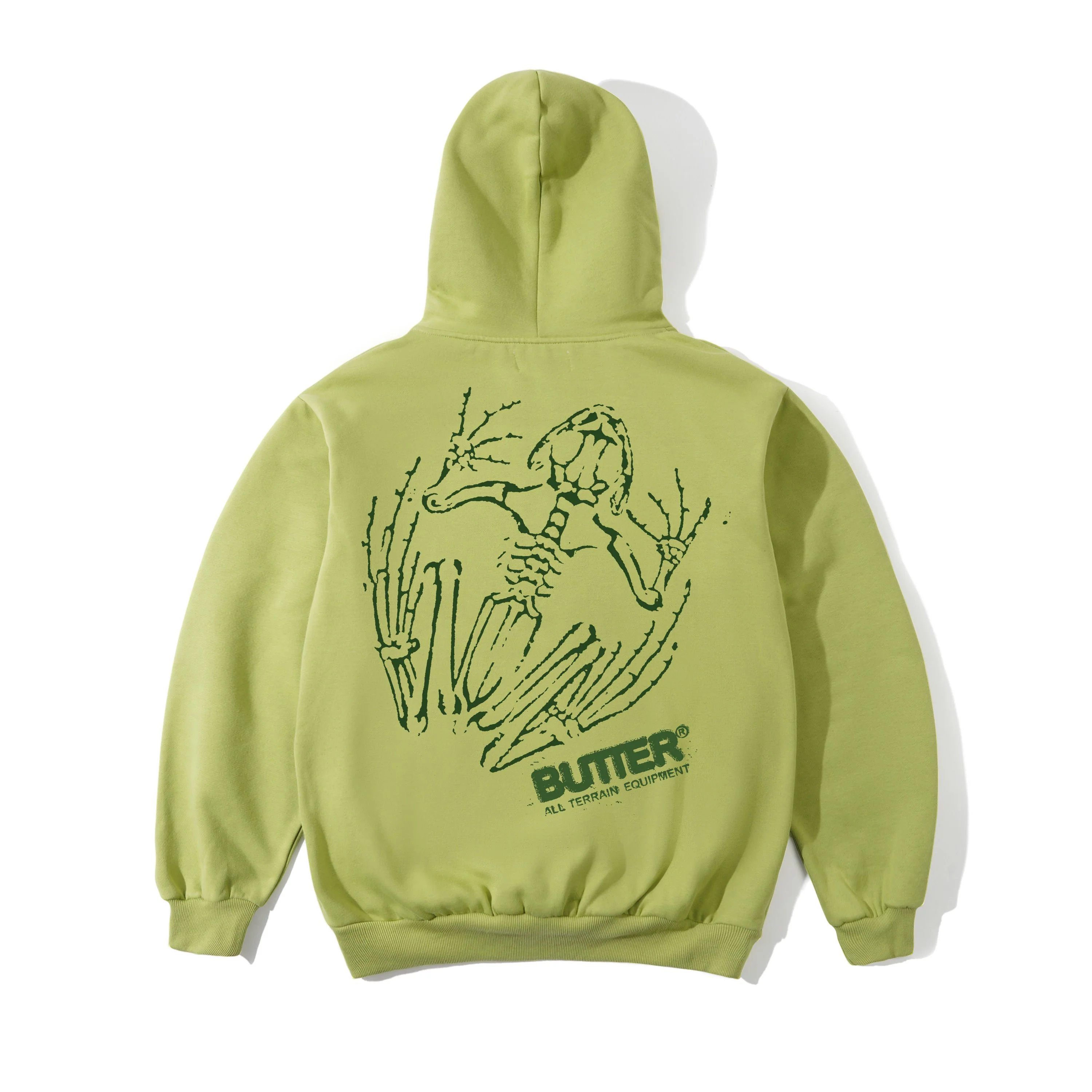 Fossil Pullover Hood, Moss - Image 2