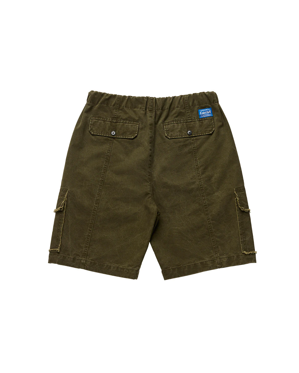 Frayed Cargo Short, Olive - Image 2