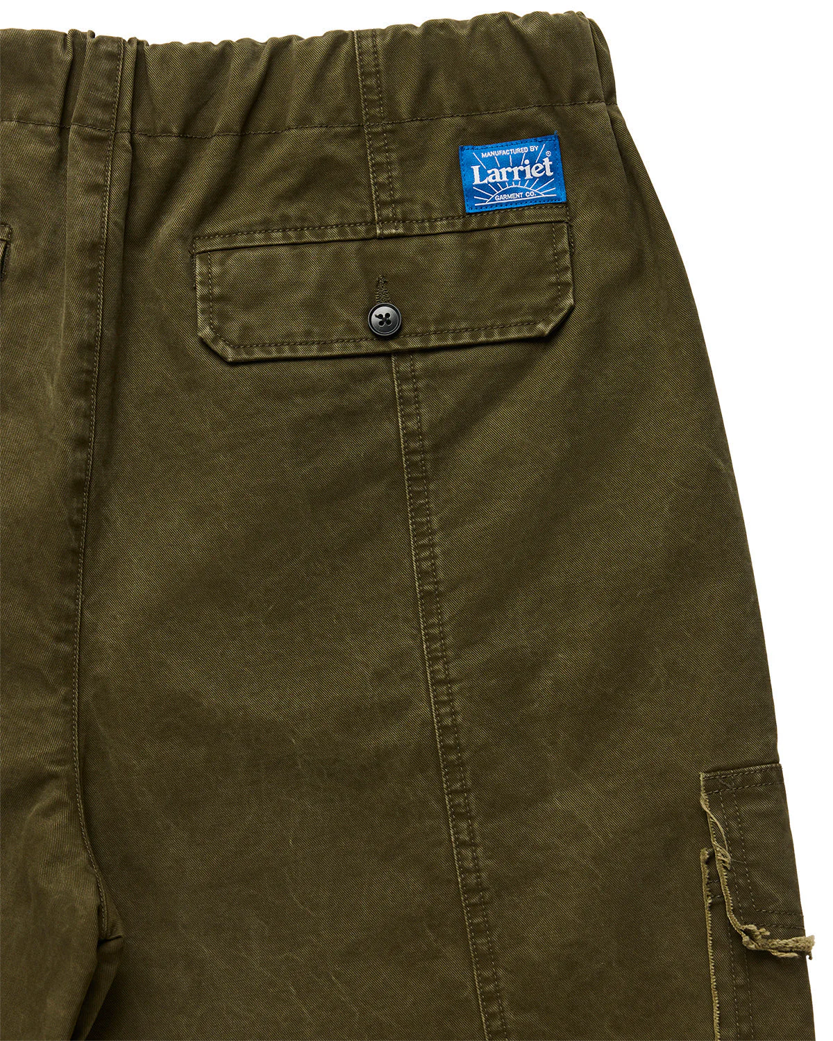 Frayed Cargo Short, Olive - Image 4