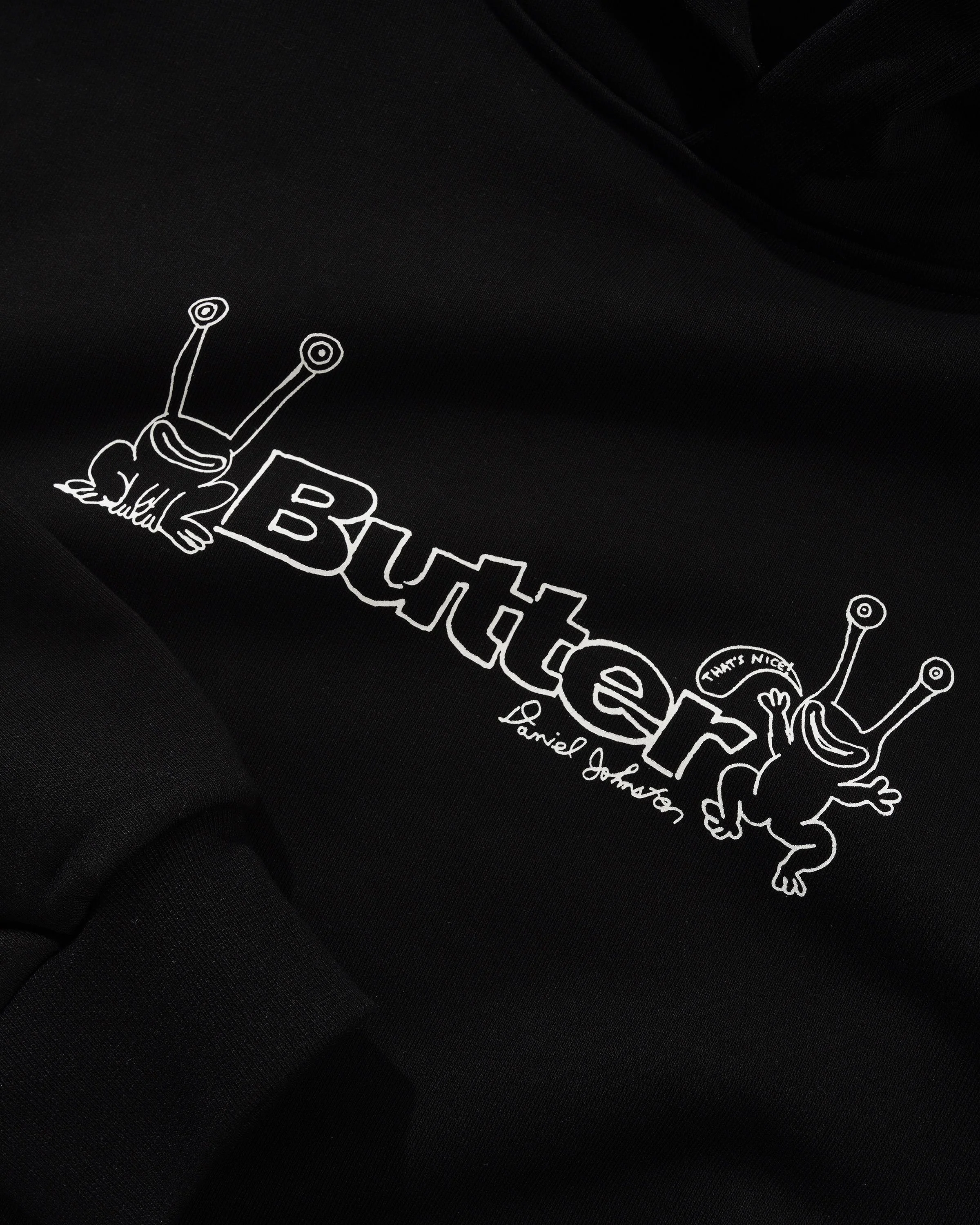 Frog Logo Pullover Hood, Black - Image 2