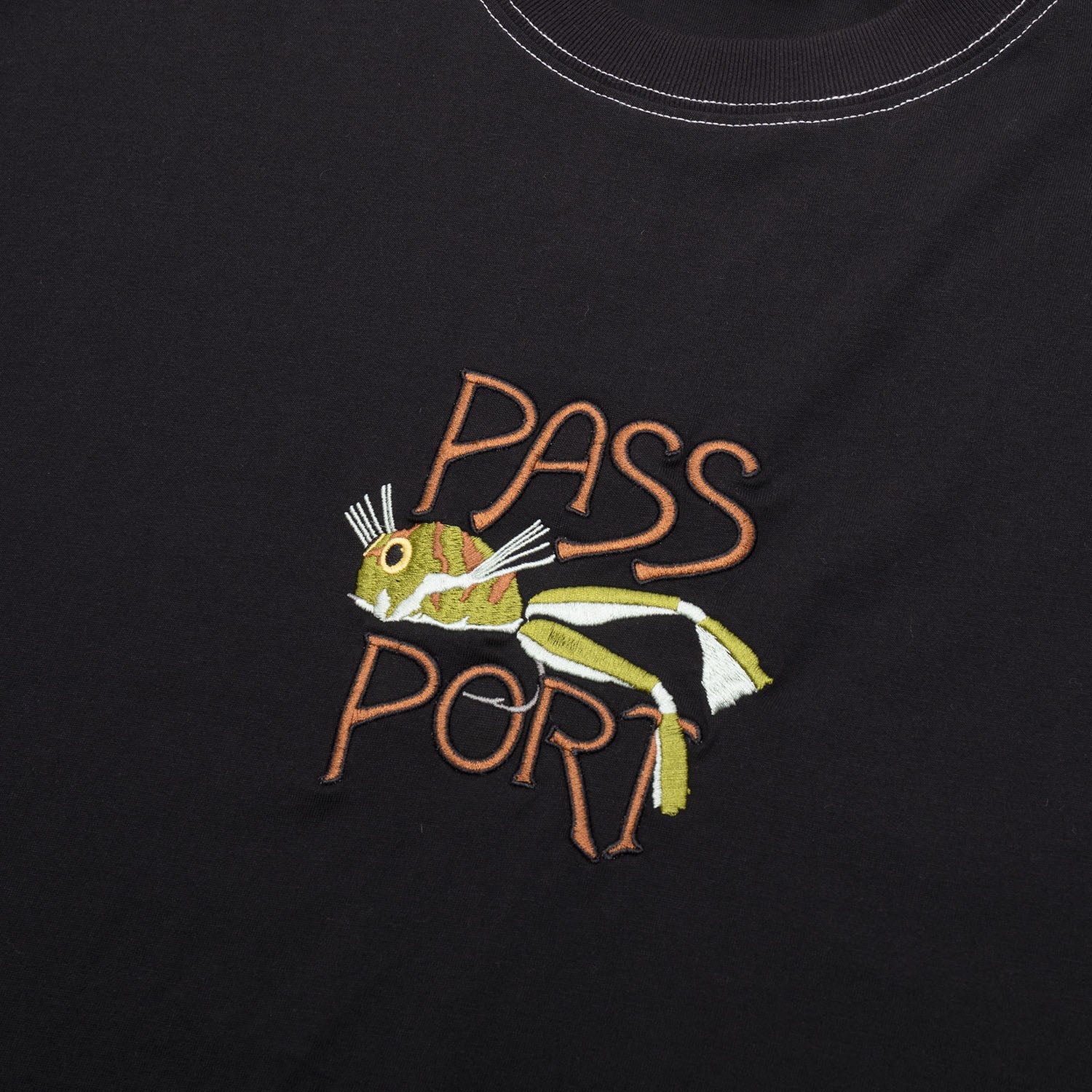Frog Lure Organic Cotton Tee, Black - Image 2