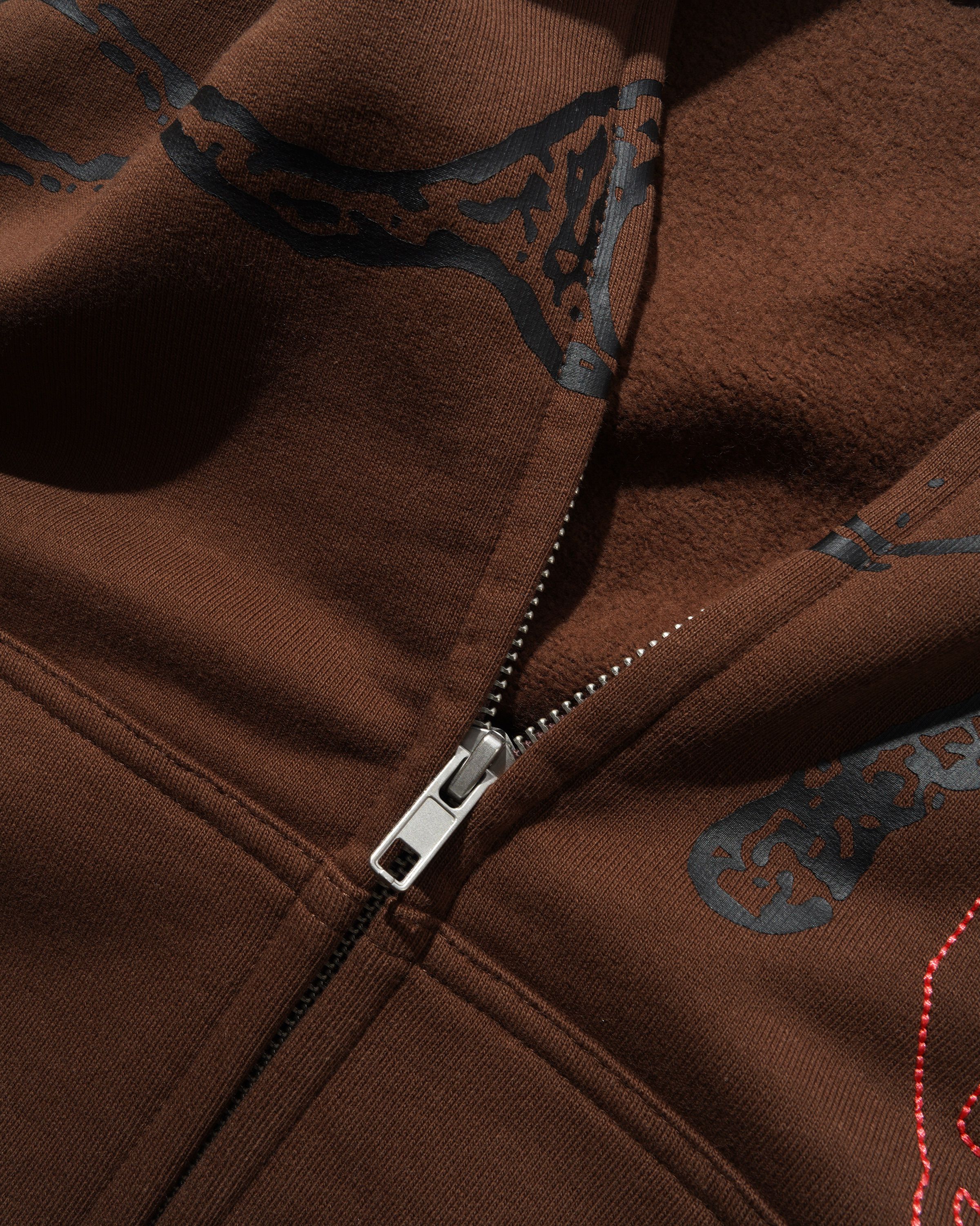 Gallop Zip-Thru Hood, Brown - Image 4