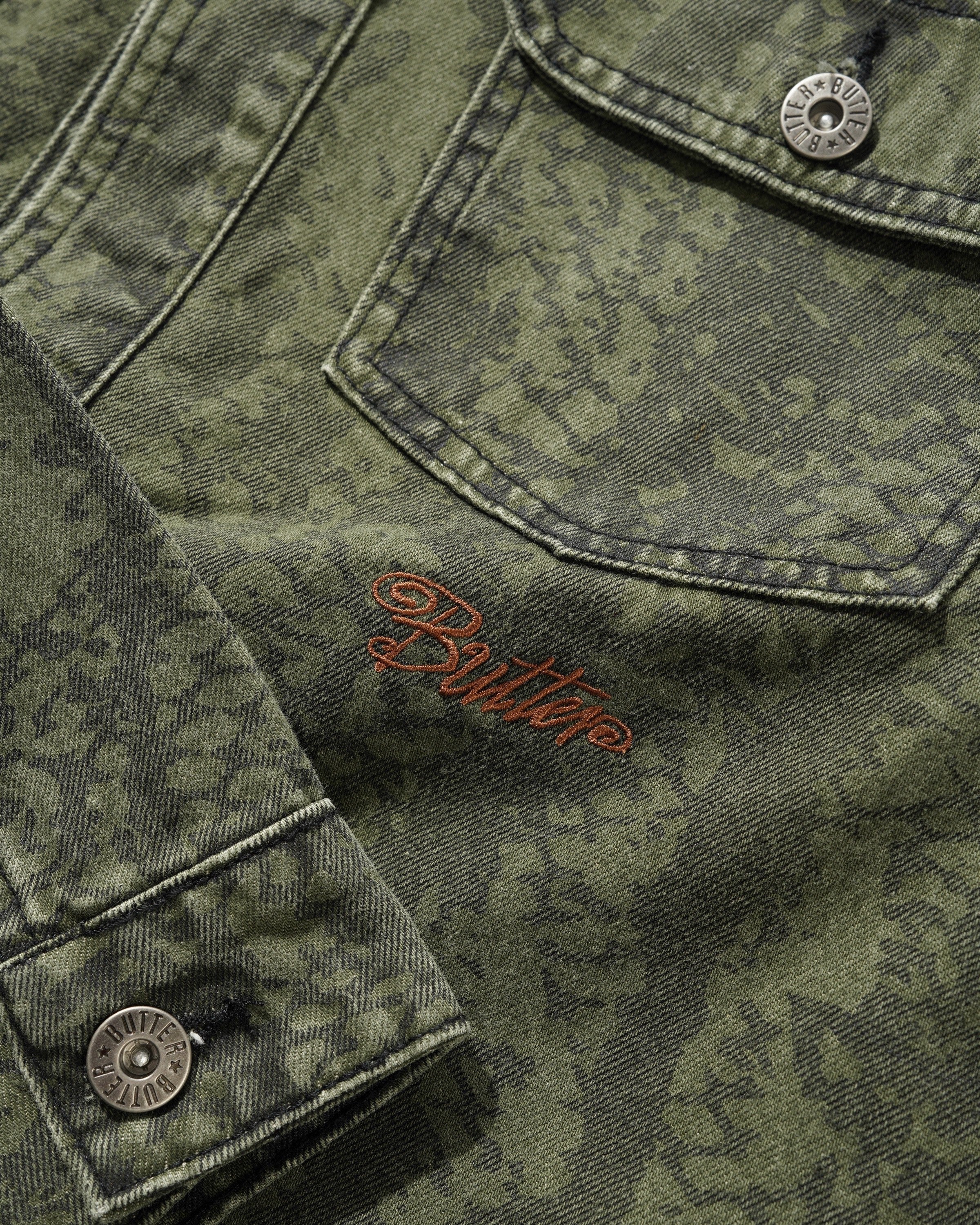 Garage Denim Jacket, Lowland Camo - Image 3