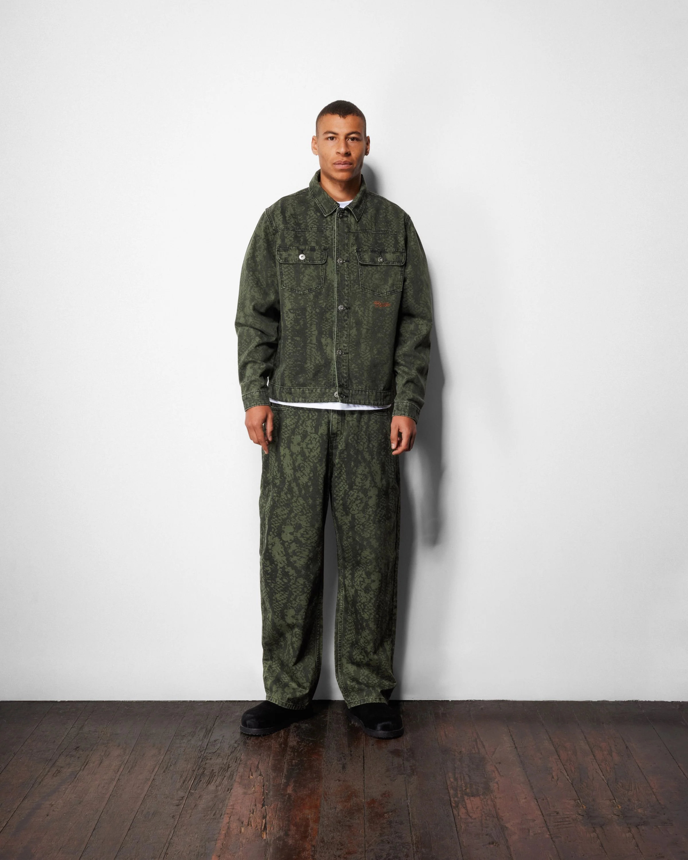 Garage Denim Jacket, Lowland Camo - Image 7
