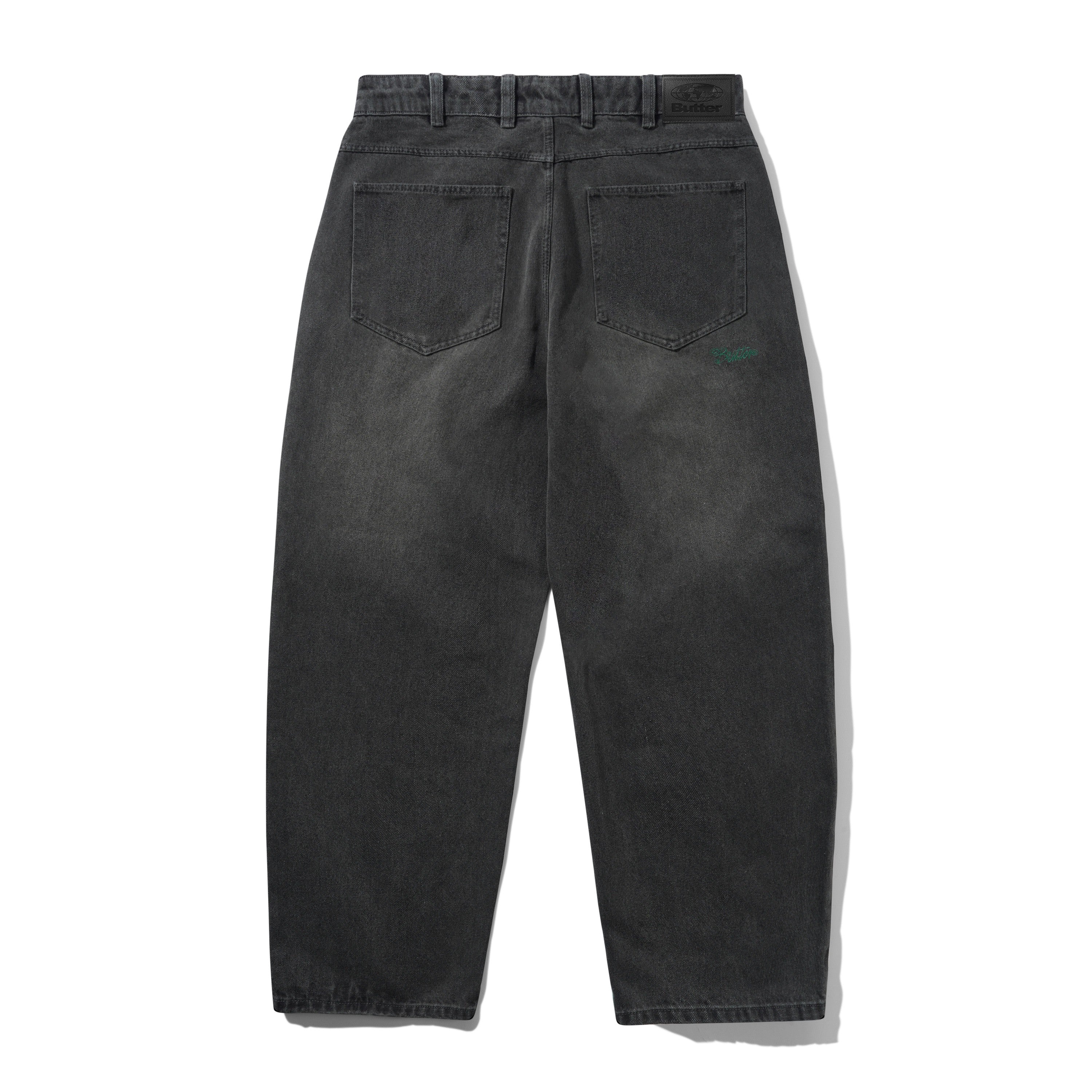 Garage Denim Jeans, Faded Black - Image 2