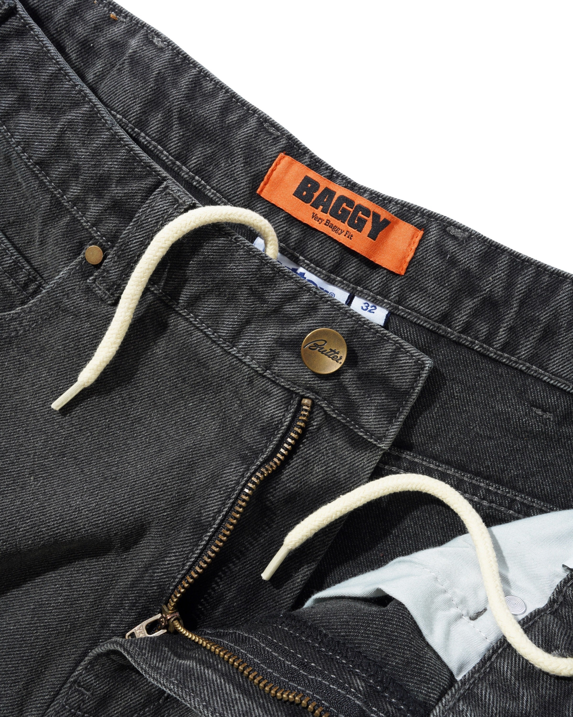 Garage Denim Jeans, Faded Black - Image 3