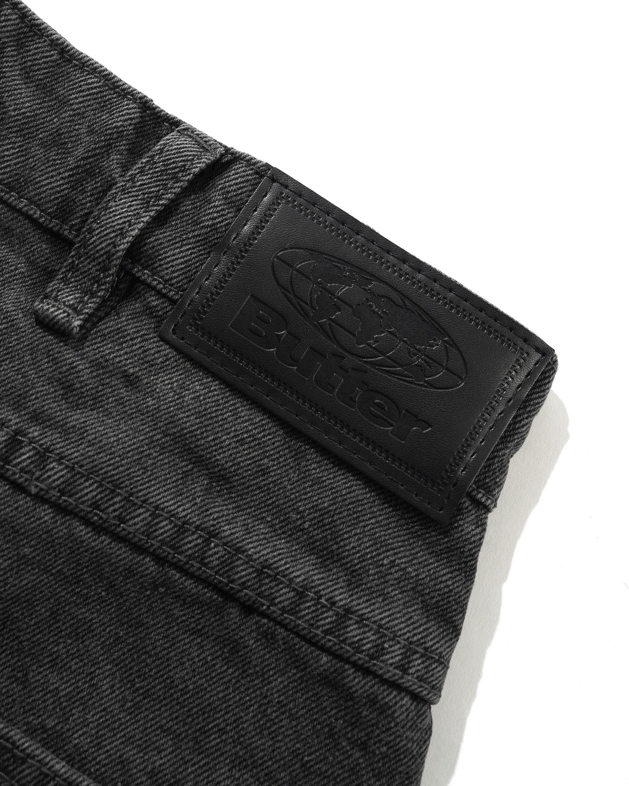 Garage Denim Jeans, Faded Black - Image 5