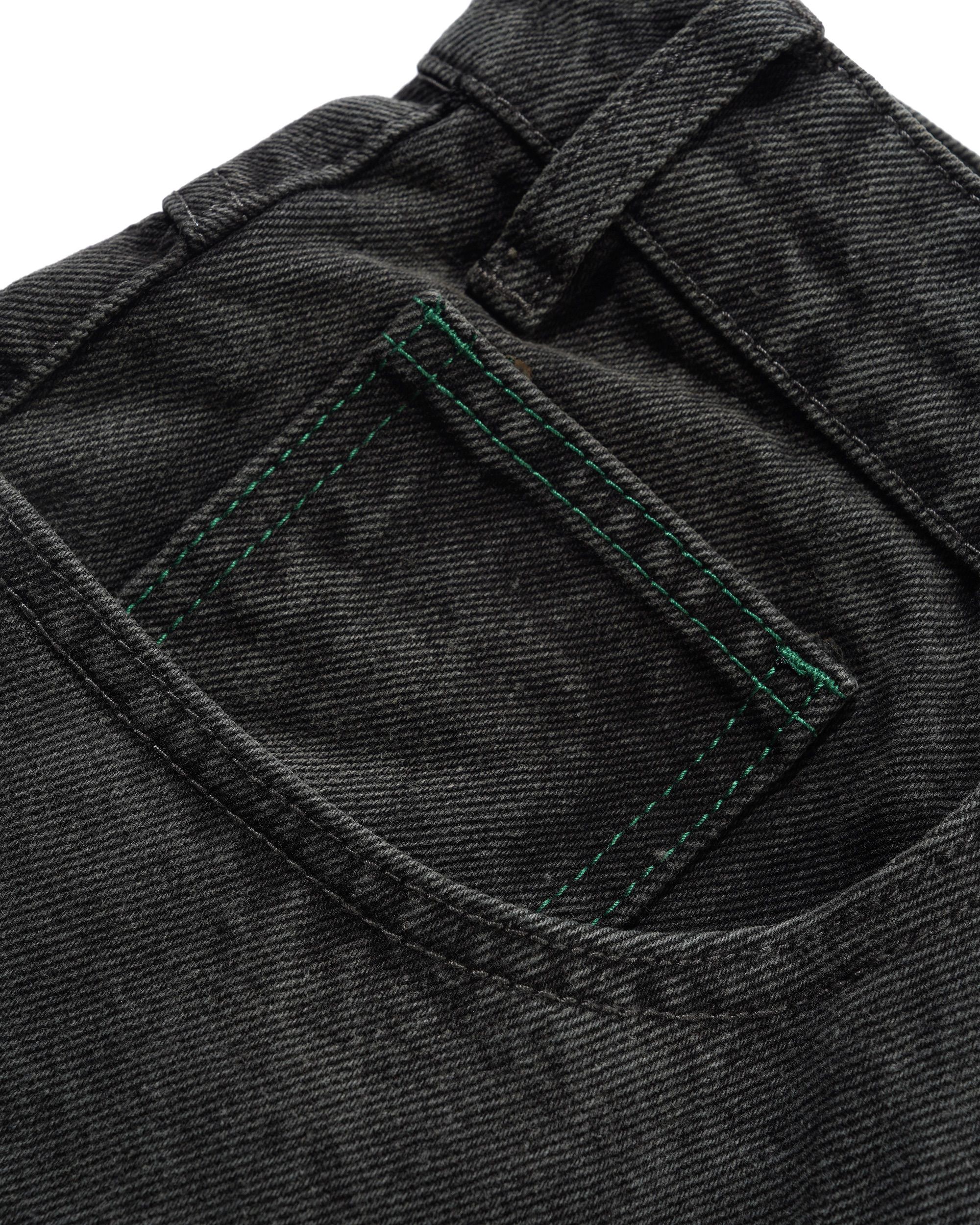 Garage Denim Shorts, Faded Black - Image 5